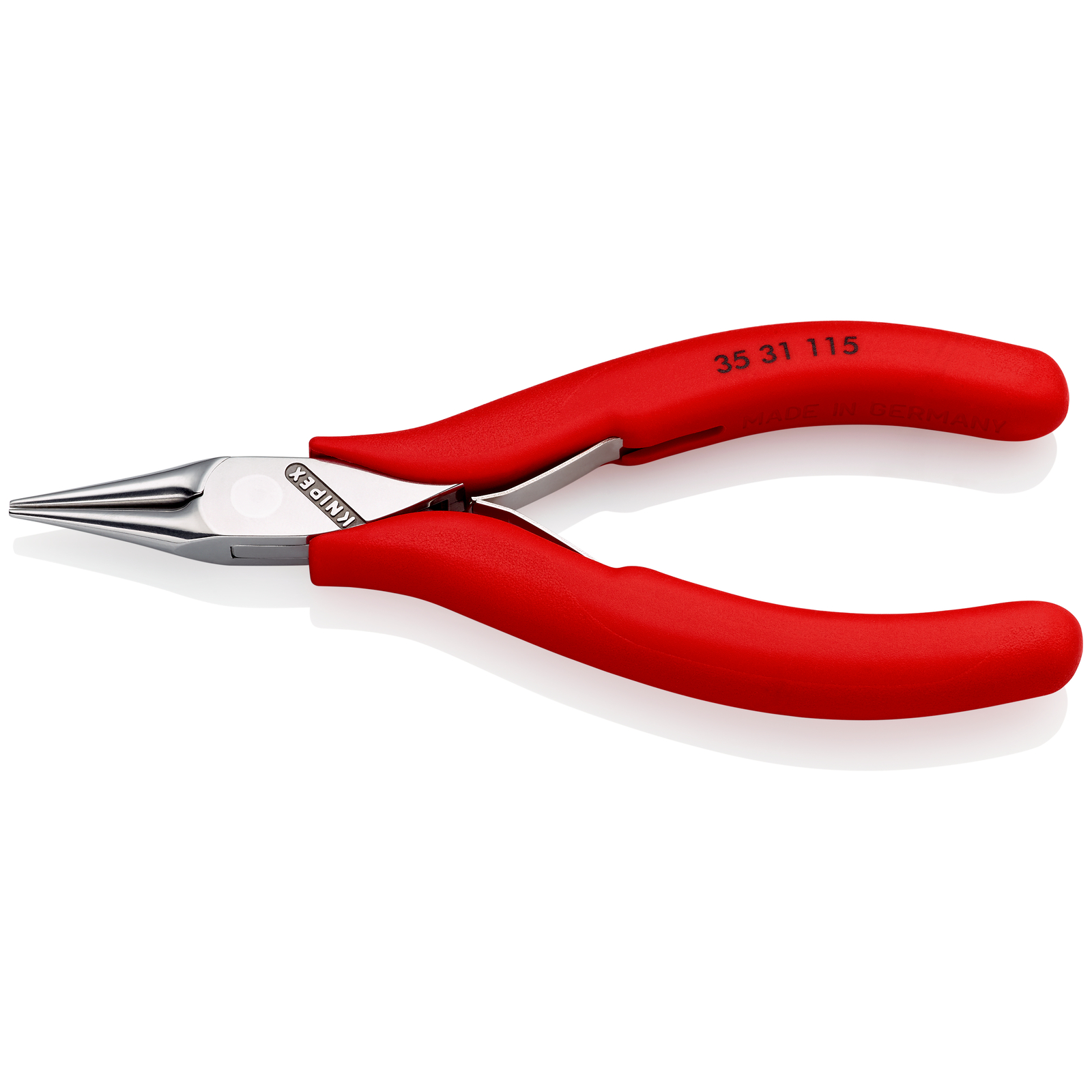 Pince de préhension - Becs ronds lisses - 115mm - Gainage PVC - Polie miroir KNIPEX - 3531115