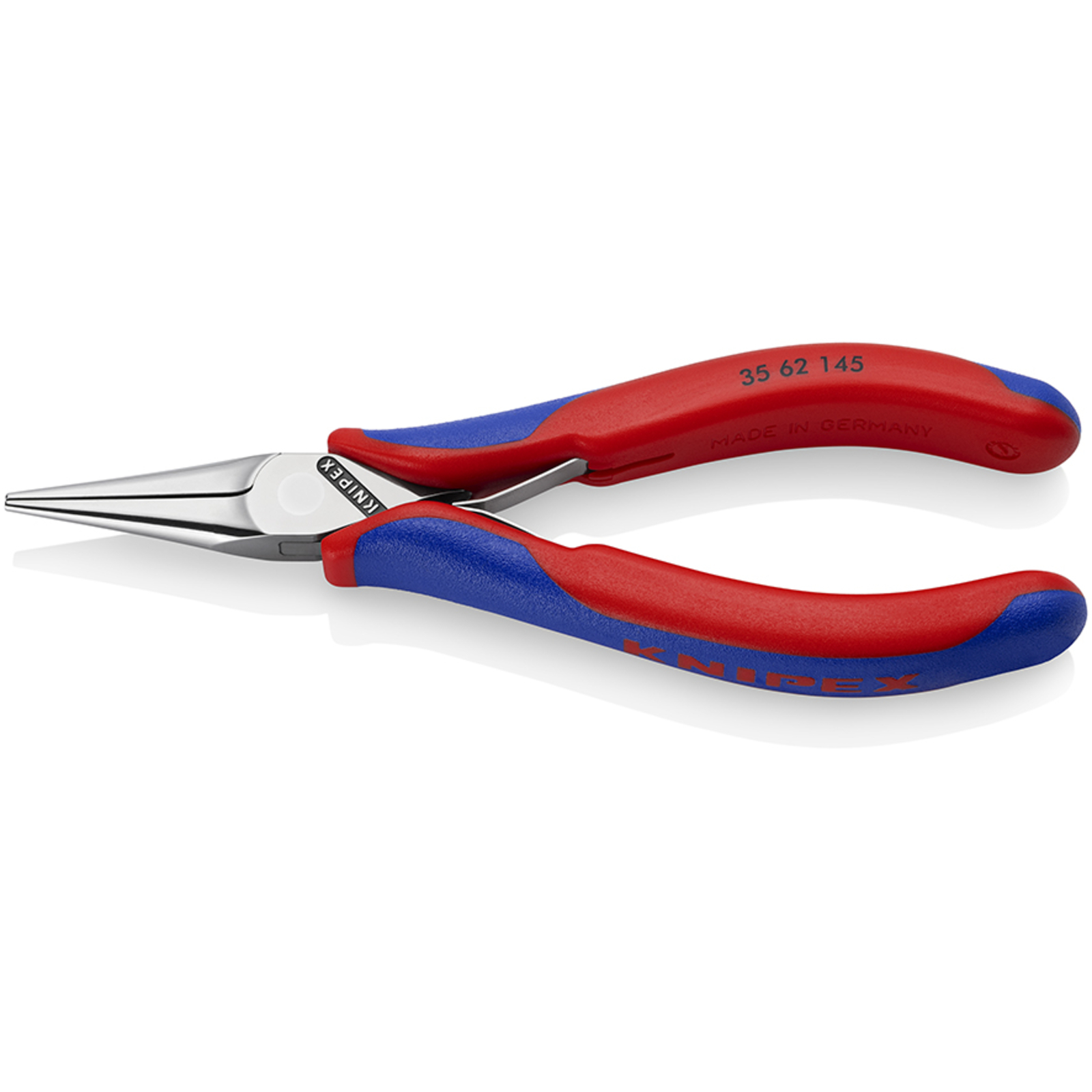Pince de préhension - Becs demi-ronds lisses - 145mm - Bi-matière - Polie miroir KNIPEX - 3562145