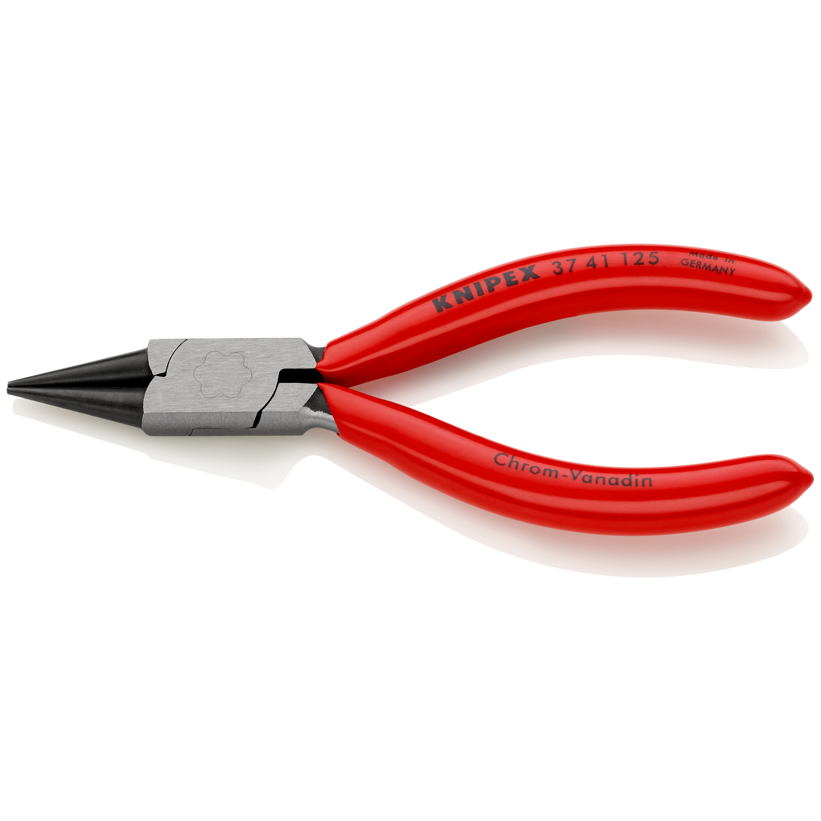 Pince de préhension mécanique de précision - Becs ronds - 125mm - Gainage PVC KNIPEX - 3741125