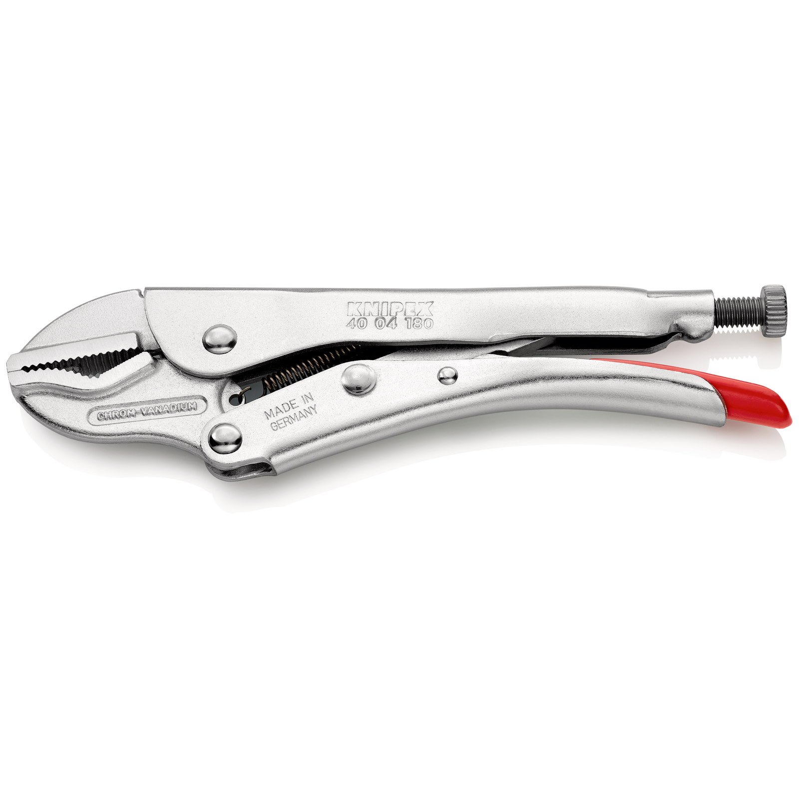 Pince-étau universelle - 180mm - Zinguée brillante - Section max 35mm KNIPEX - 4004180