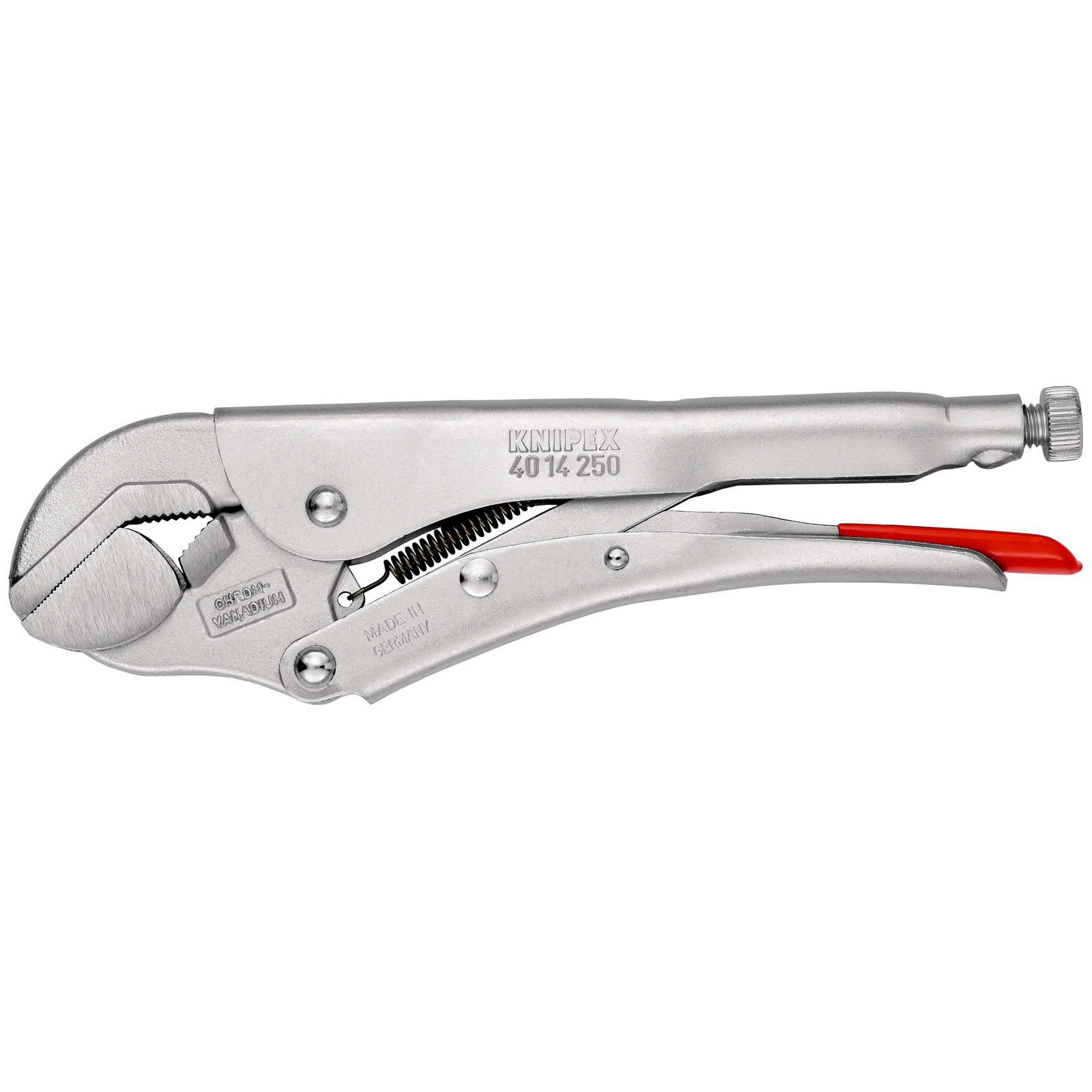 Pince-étau universelle 250mm - Bec pivotant Zinguée brillante - Section max 45mm KNIPEX - 4014250