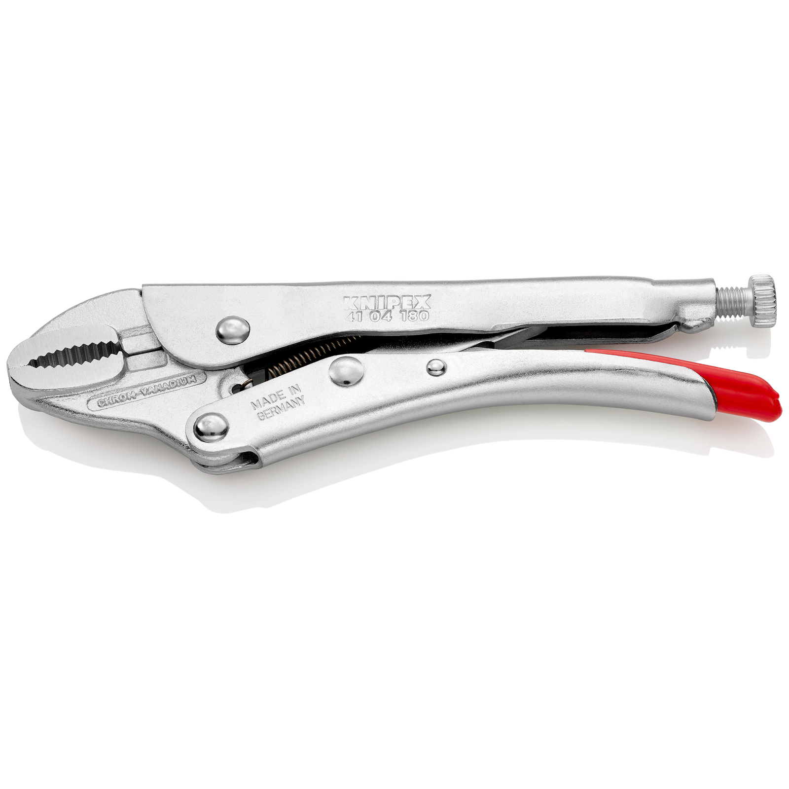 Pince-étau universelle - 180mm - Zinguée brillante - Section max 30mm KNIPEX - 4104180