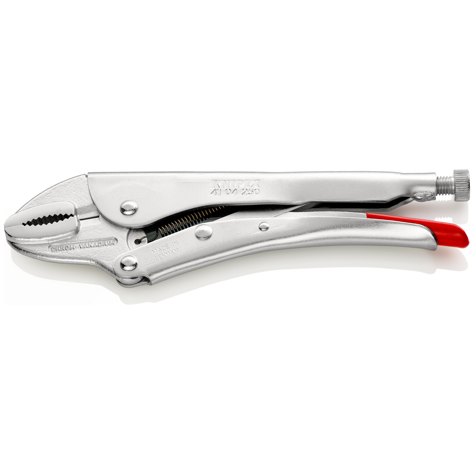 Pince-étau universelle - 250mm - Zinguée brillante - Section max 40mm - EAN KNIPEX - 4104250EAN