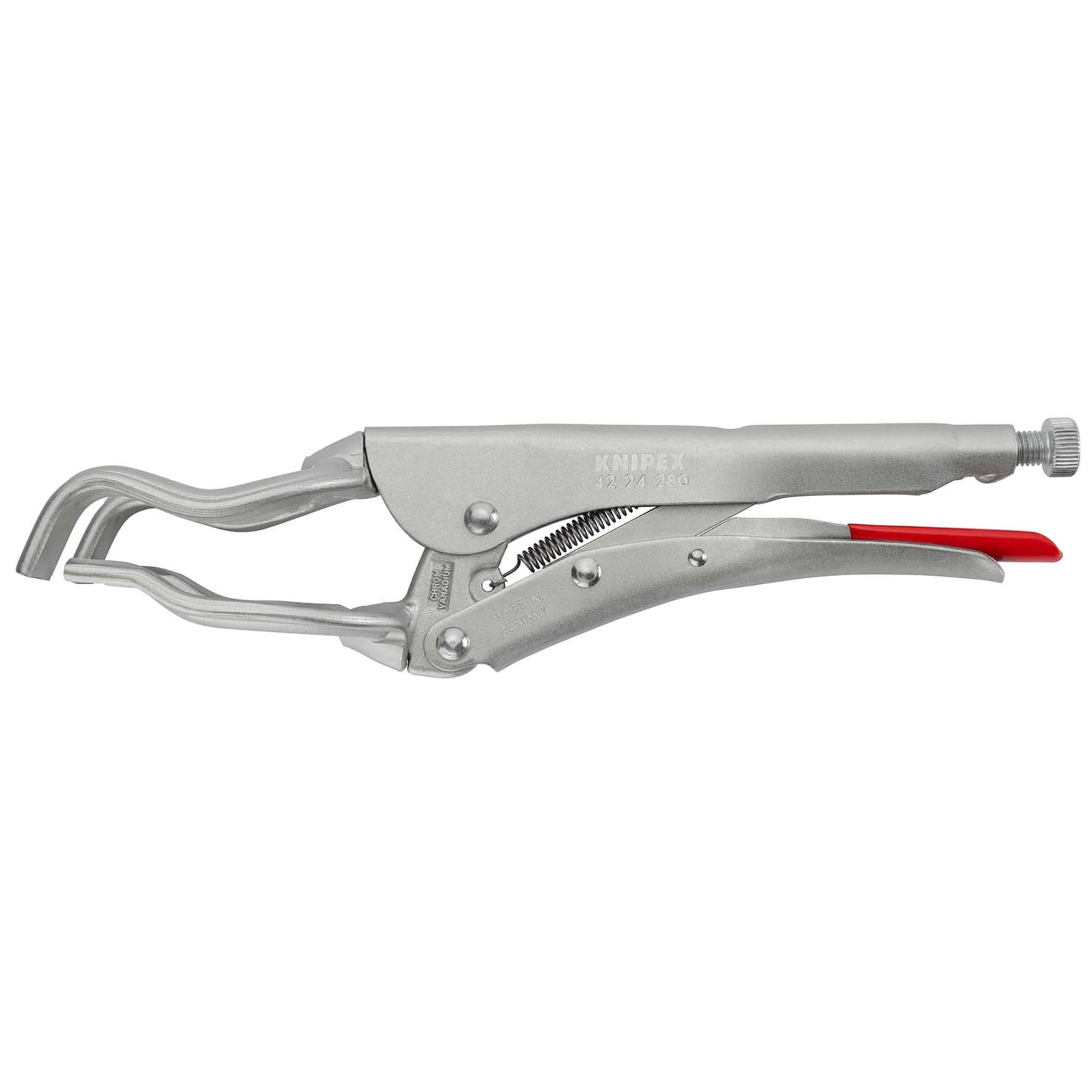 Pince-étau à souder - 280mm - Zinguée brillante - Capacité 70mm KNIPEX - 4224280