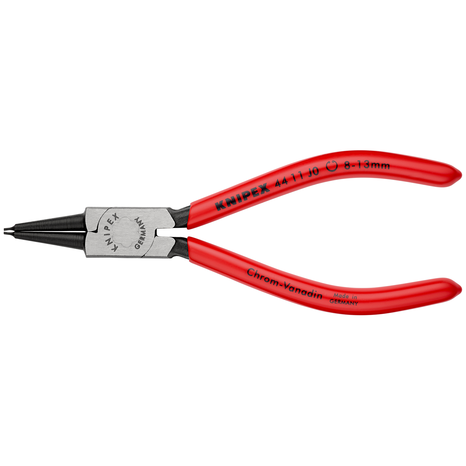 Pince pour circlips intérieurs Alésage de 8 à 13mm - 140mm - Gainage PVC KNIPEX - 4411J0