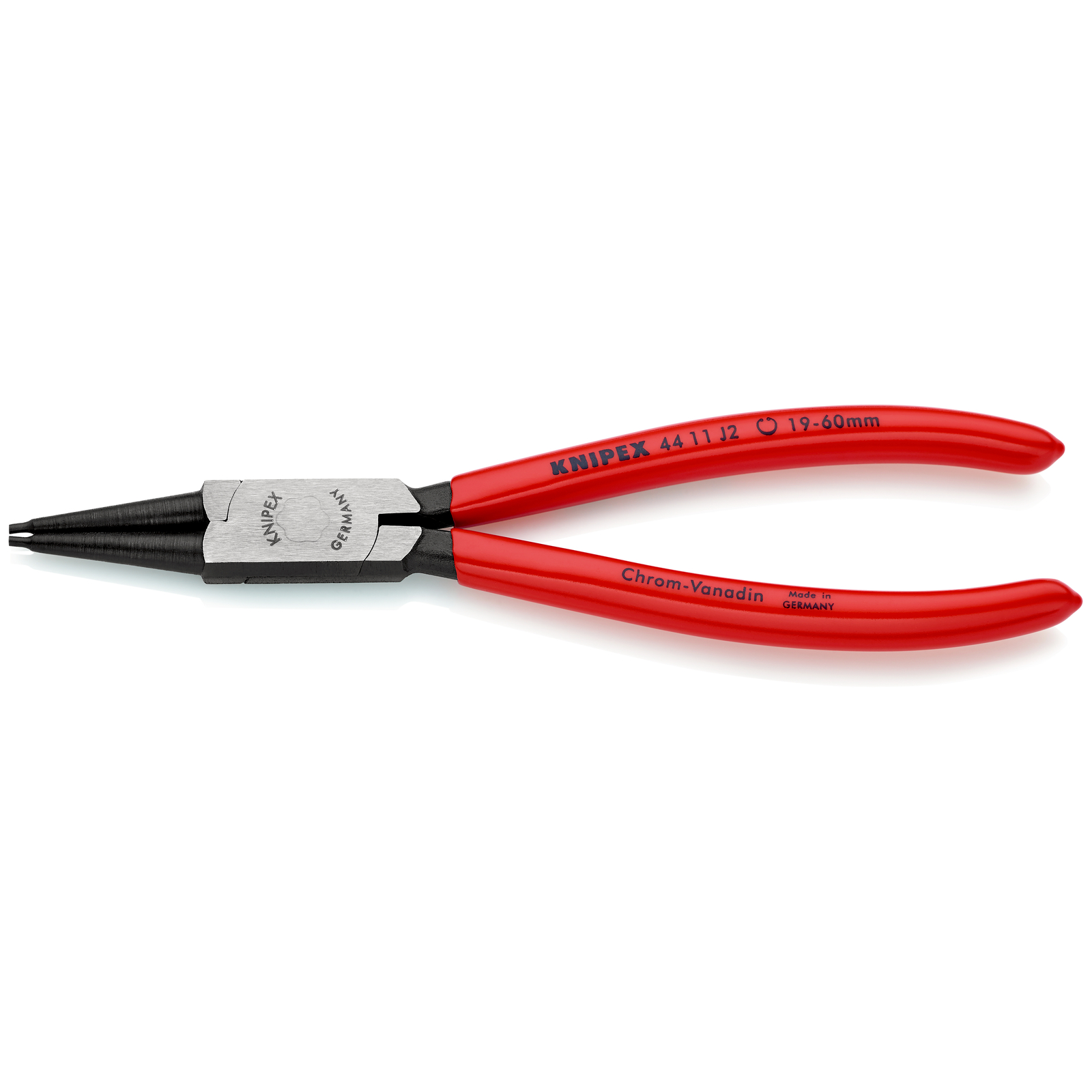 Pince pour circlips intérieurs Alésage de 19 à 60mm - 180mm - Gainage PVC - SC KNIPEX - 4411J2SB