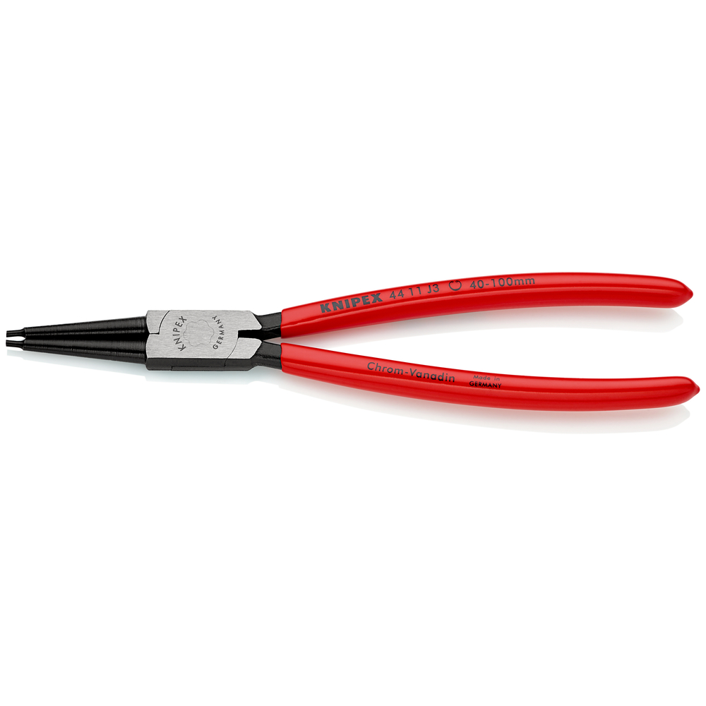 Pince pour circlips intérieurs de 40 à 100mm - 225mm - Gainage PVC KNIPEX - 4411J3SB