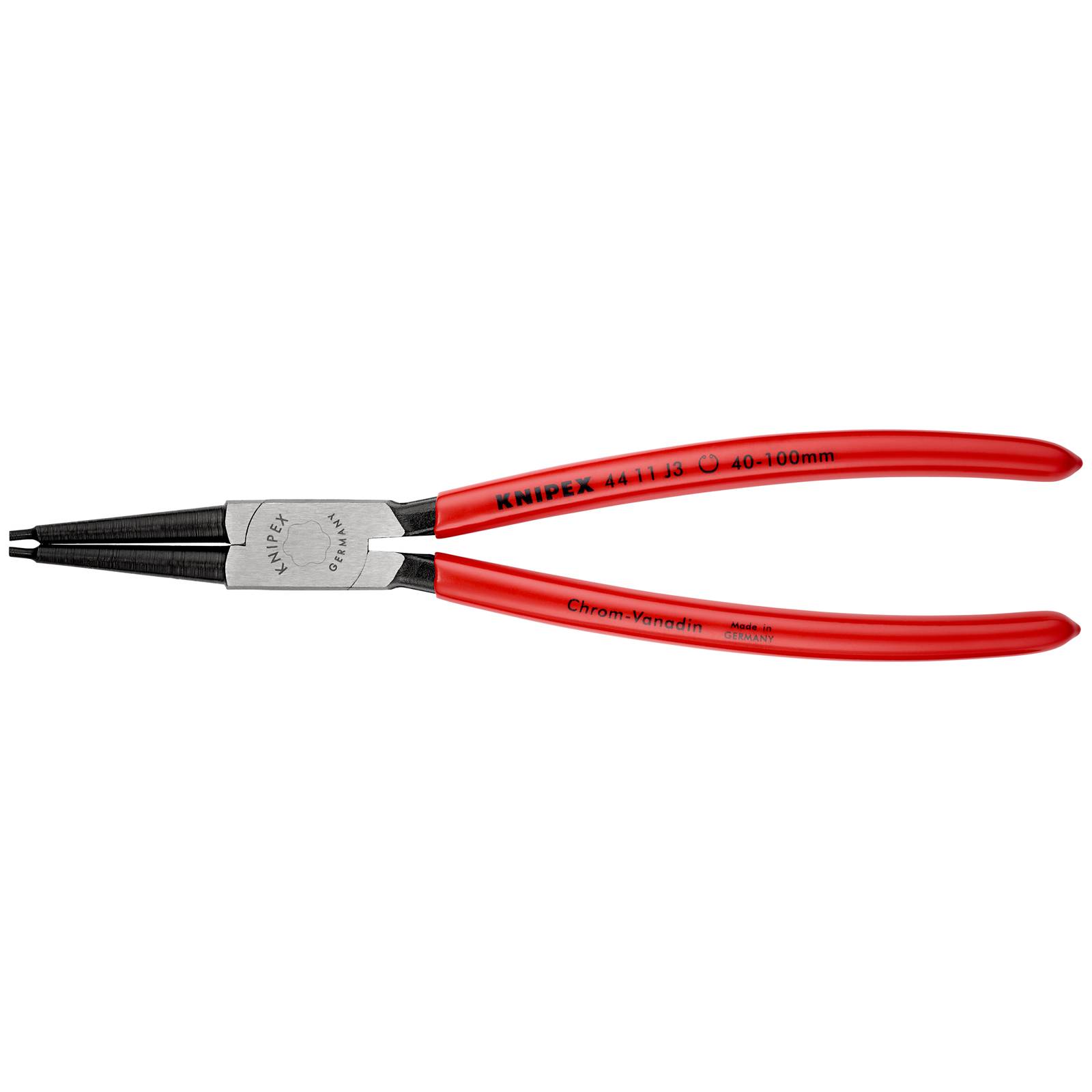 Pince pour circlips intérieurs Alésage de 40 à 100mm - 225mm - Gainage PVC KNIPEX - 4411J3