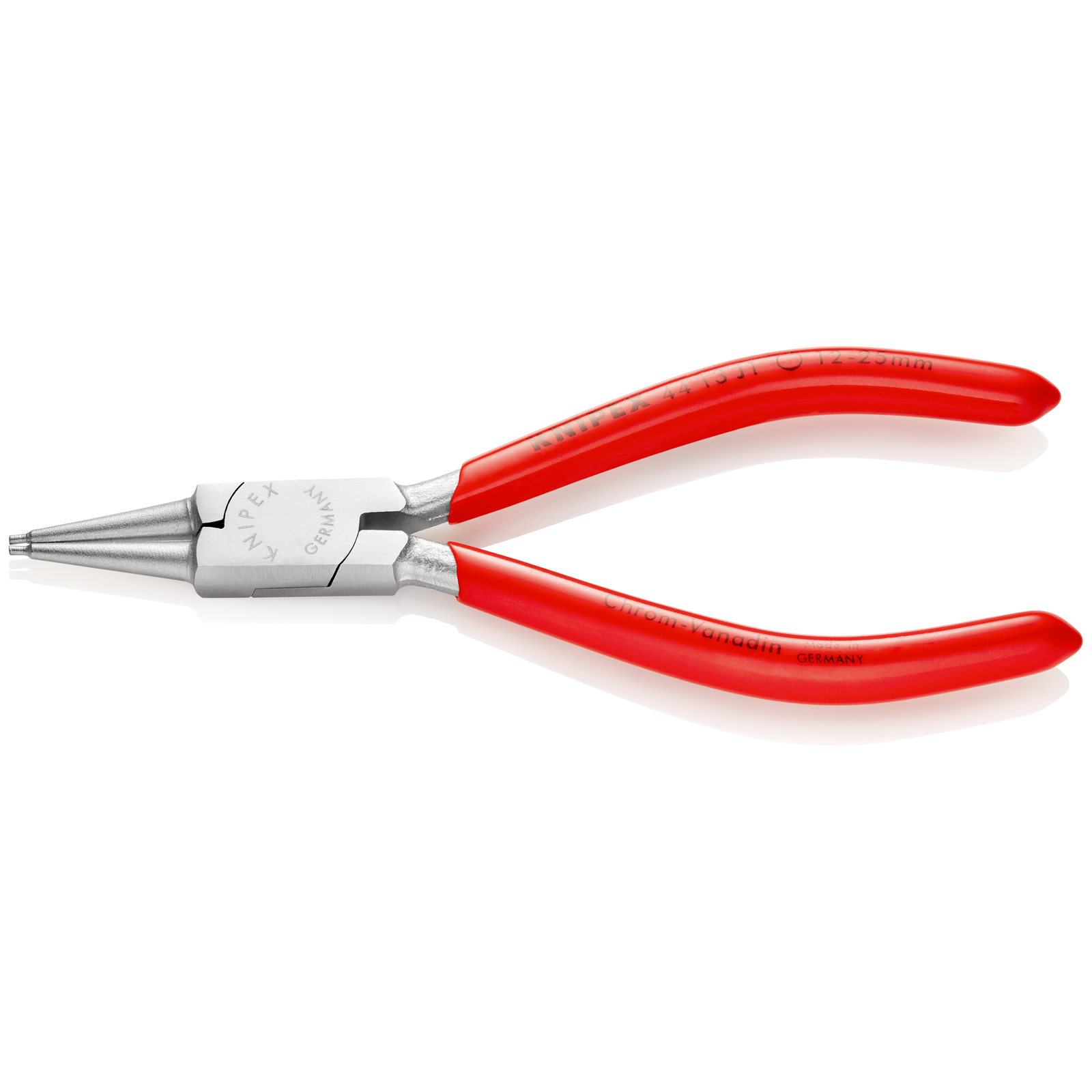 Pince pour circlips intérieurs Alésage 12 à 25mm - 180mm - Gainage PVC - Chromée KNIPEX - 4413J1