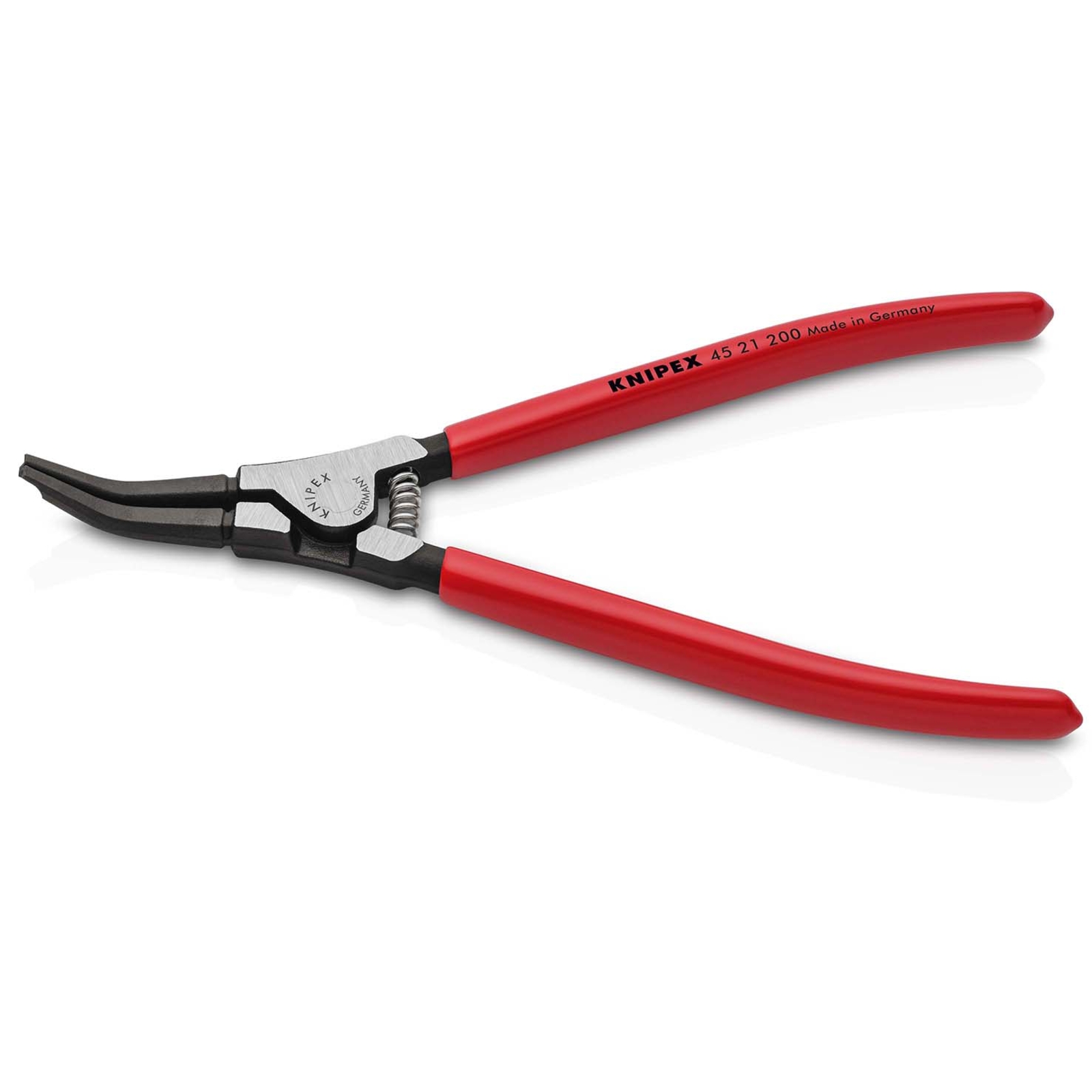 Pince montage de rondelles ressort et circlips sans trou à 30° - Gainage PVC KNIPEX - 4521200