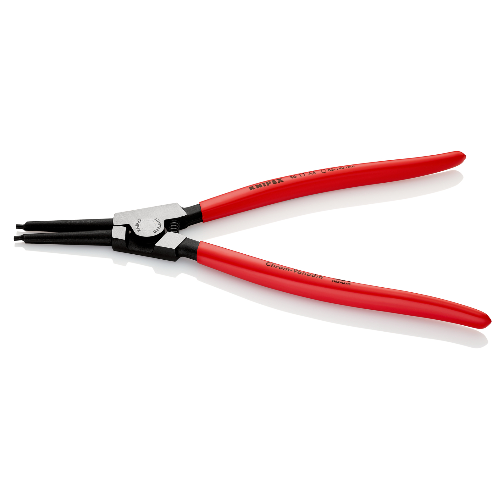 Pince pour circlips extérieurs Arbre de 85 à 140mm - Gainage PVC - 320mm KNIPEX - 4611A4