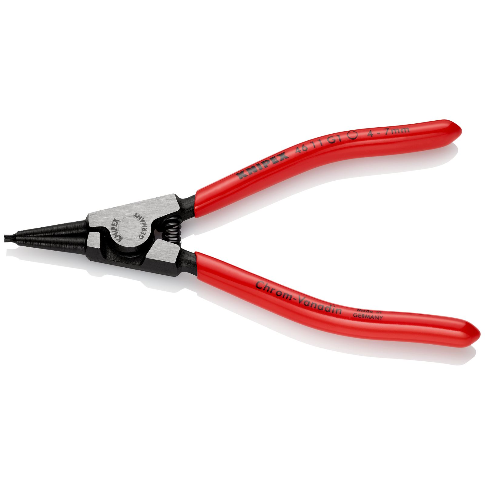Pince collier d'étranglement d'Arbre de 4 à 7mm - Gainage PVC - 140mm KNIPEX - 4611G1