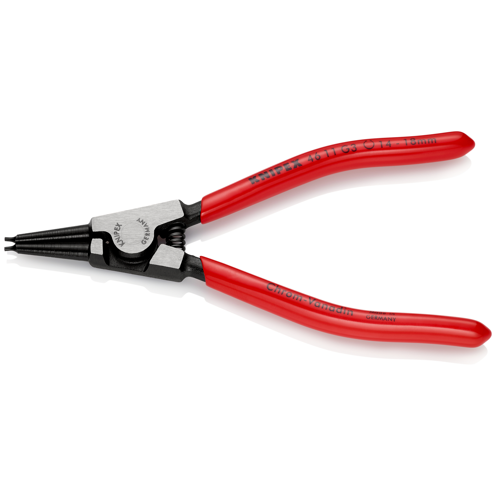 Pince collier d'étranglement d'Arbre de 14 à 18mm - Gainage PVC - 140mm KNIPEX - 4611G3