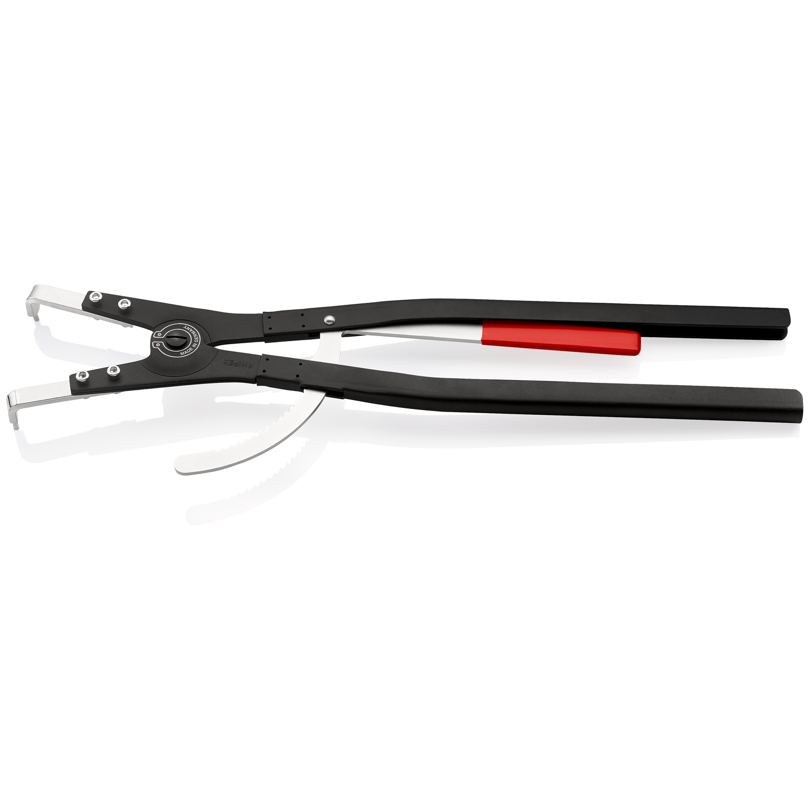 Pince pour circlips extérieurs d'Arbre de 252 à 400mm - 580mm à 90° - Epoxy noir KNIPEX - 4620A61