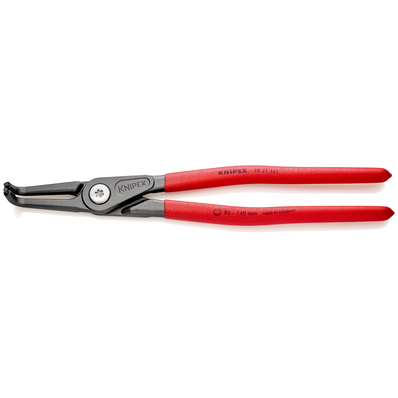 Pince de précision circlips intérieurs de 85 à 140mm - 305mm 90° - Gainage PVC KNIPEX - 4821J41