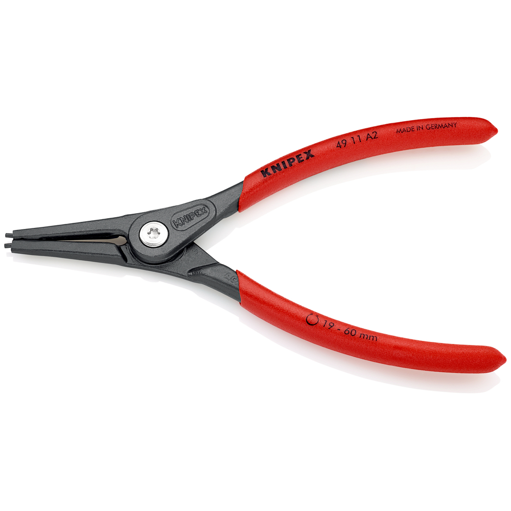 Pince circlips exterieurs 19-60mm KNIPEX sur carte - 49 11 A2 SB