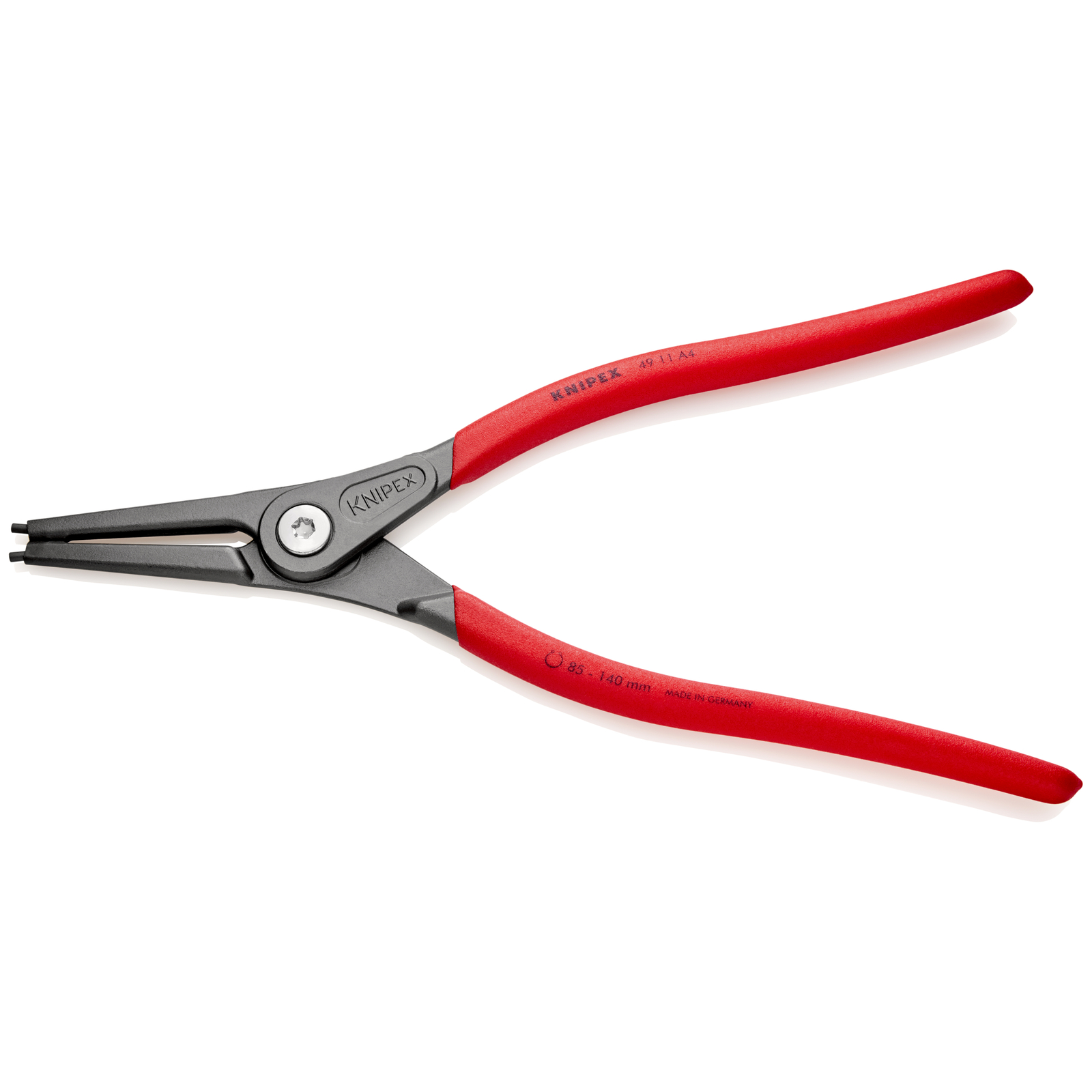 Pince de précision pour circlips extérieurs de 85 à 140mm - 320mm - Gainage PVC KNIPEX - 4911A4