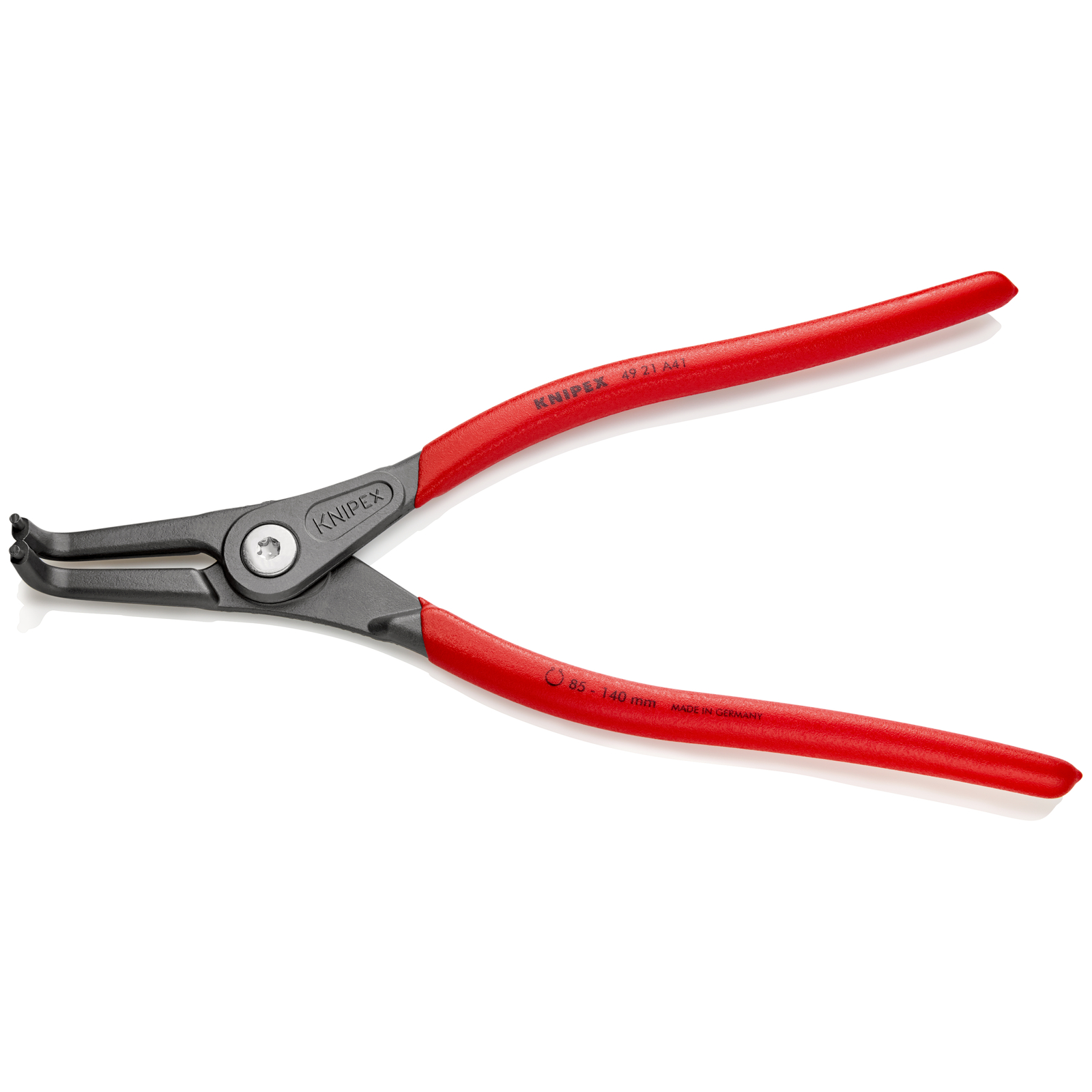 Pince de précision circlips extérieurs de 85 à 140mm - 305mm 90° - Gainage PVC KNIPEX - 4921A41