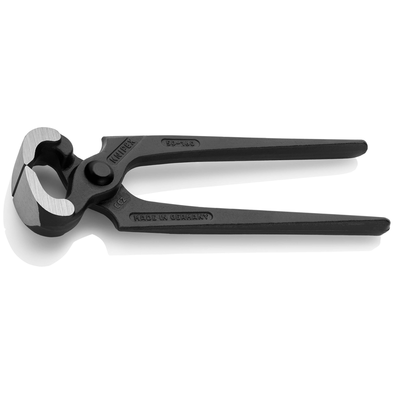 Tenaille Sollicitations extrêmes 160mm - Atramentisée noire, tête polie - 60 HRC KNIPEX - 5000160