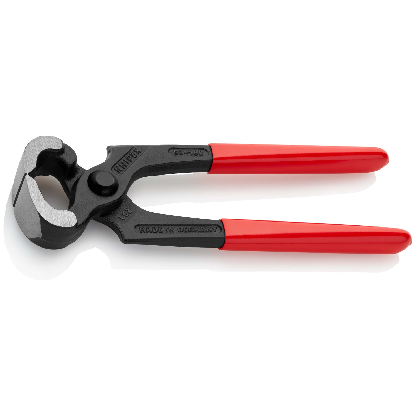 Tenaille Sollicitations extrêmes 160mm - Gainage PVC, tête polie - 60 HRC - SC KNIPEX - 5001160SB