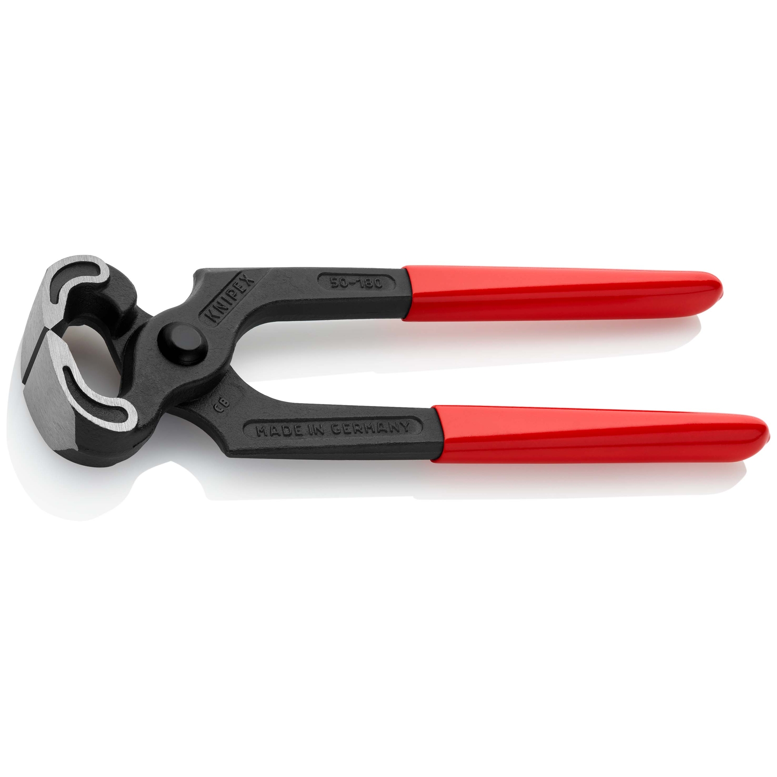 Tenaille Sollicitations extrêmes 180mm - Gainage PVC, tête polie - 60 HRC - SC KNIPEX - 5001180SB
