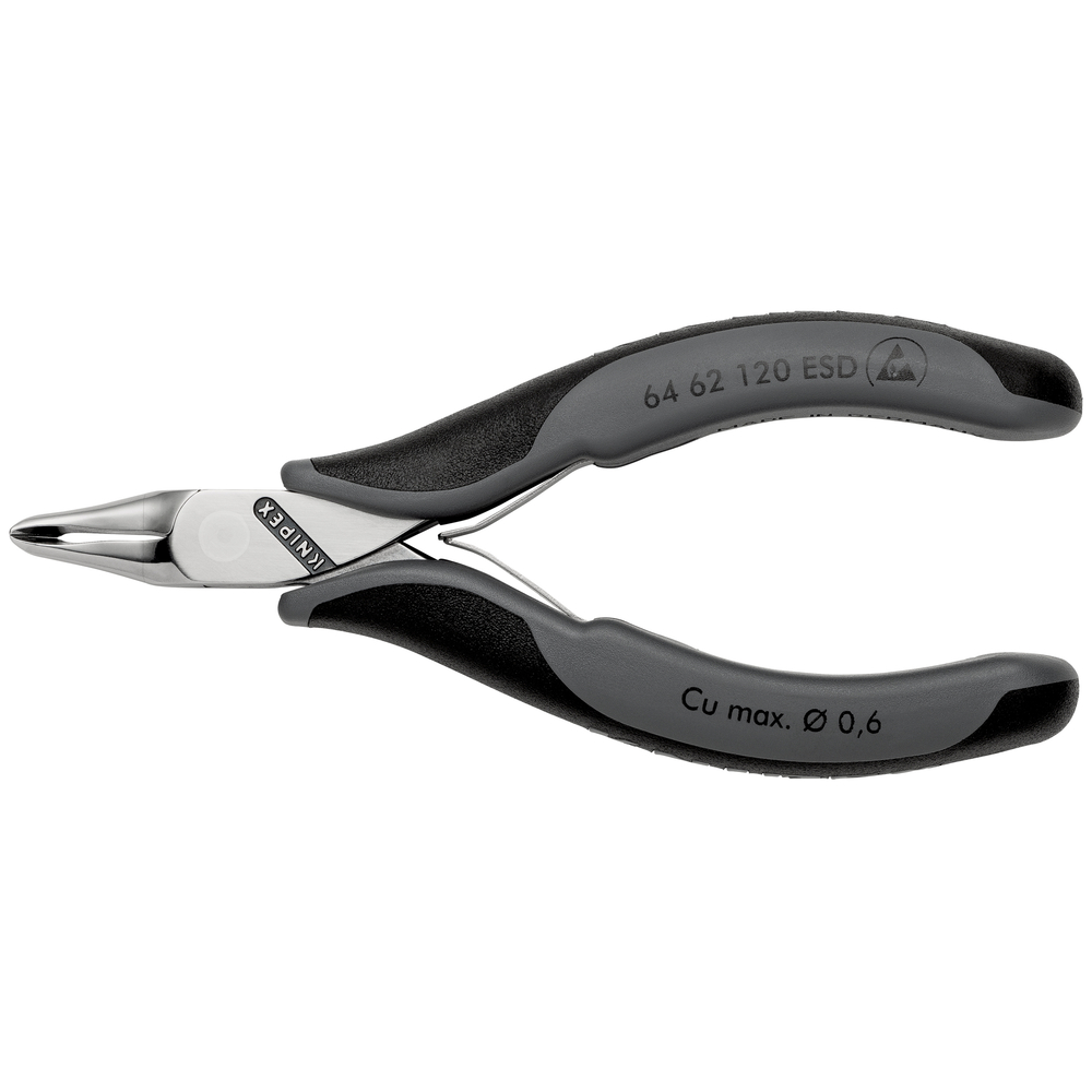 Pince cpte devant 120mm electro 65° esd KNIPEX - 64 62 120 ESD