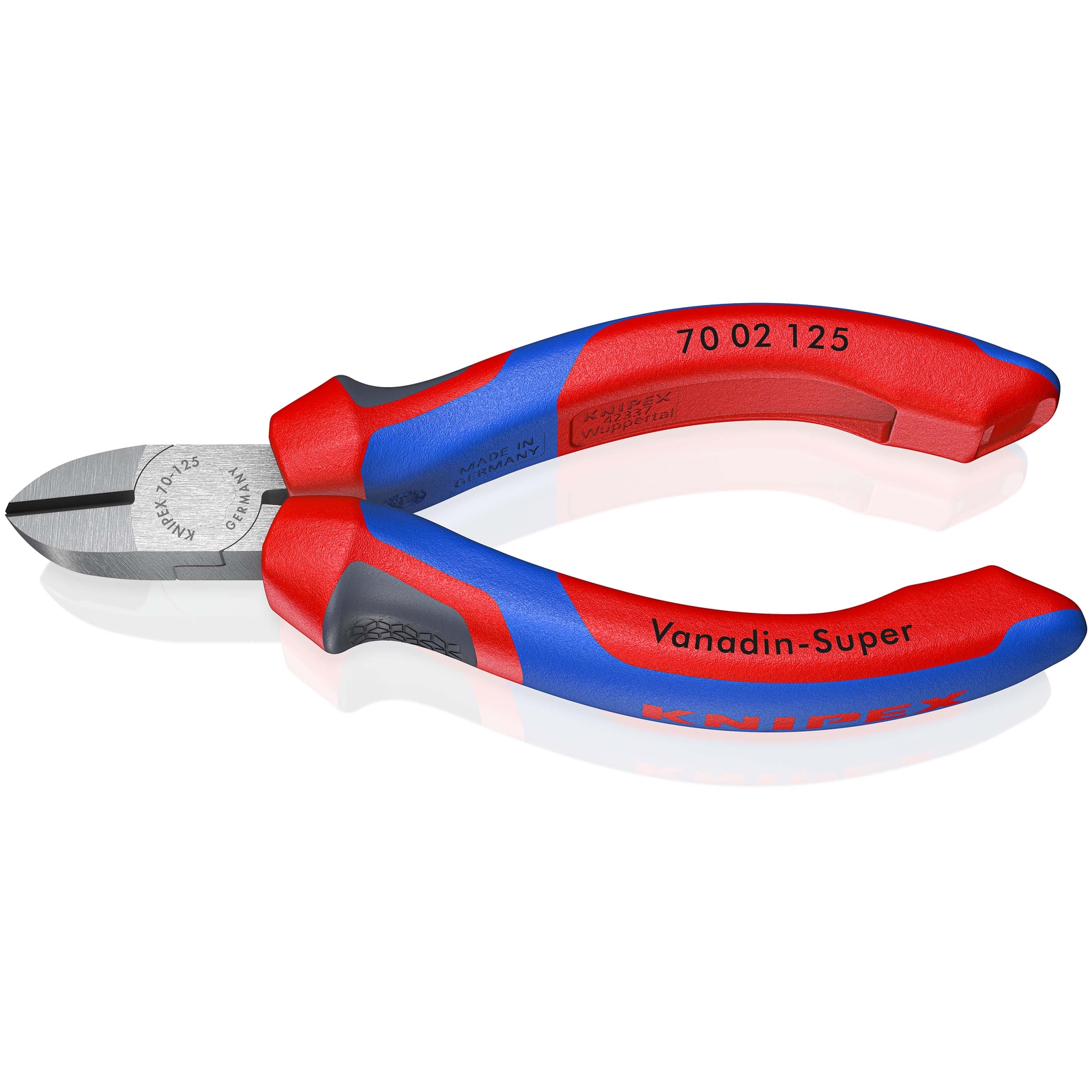 Pince coupante de côté multiusage 125mm - Tête étroite - Bi-matière KNIPEX - 7002125