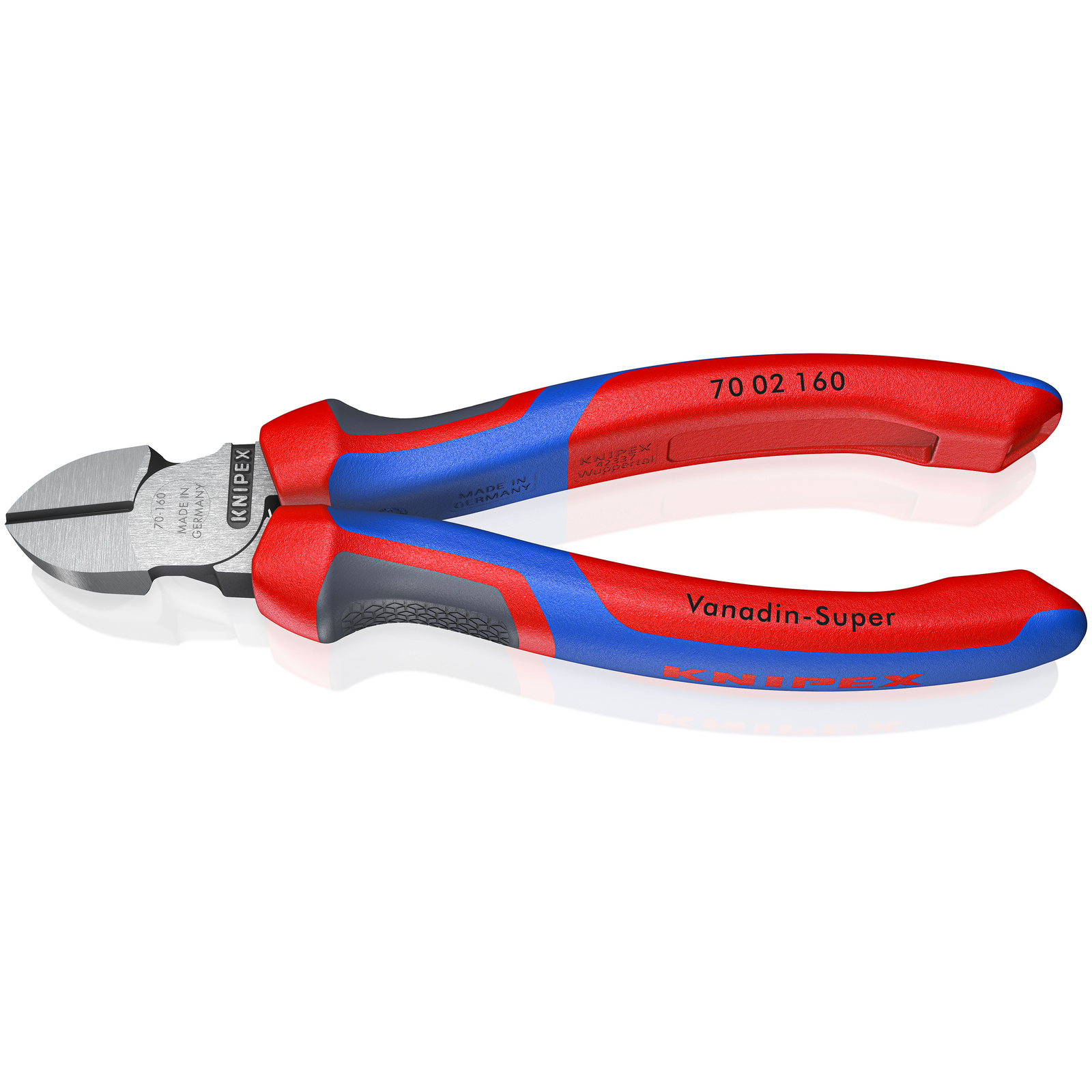 Pince coupante de côté multiusage 160mm - Tête étroite - Tri-matière - 62 HRC KNIPEX - 7002160