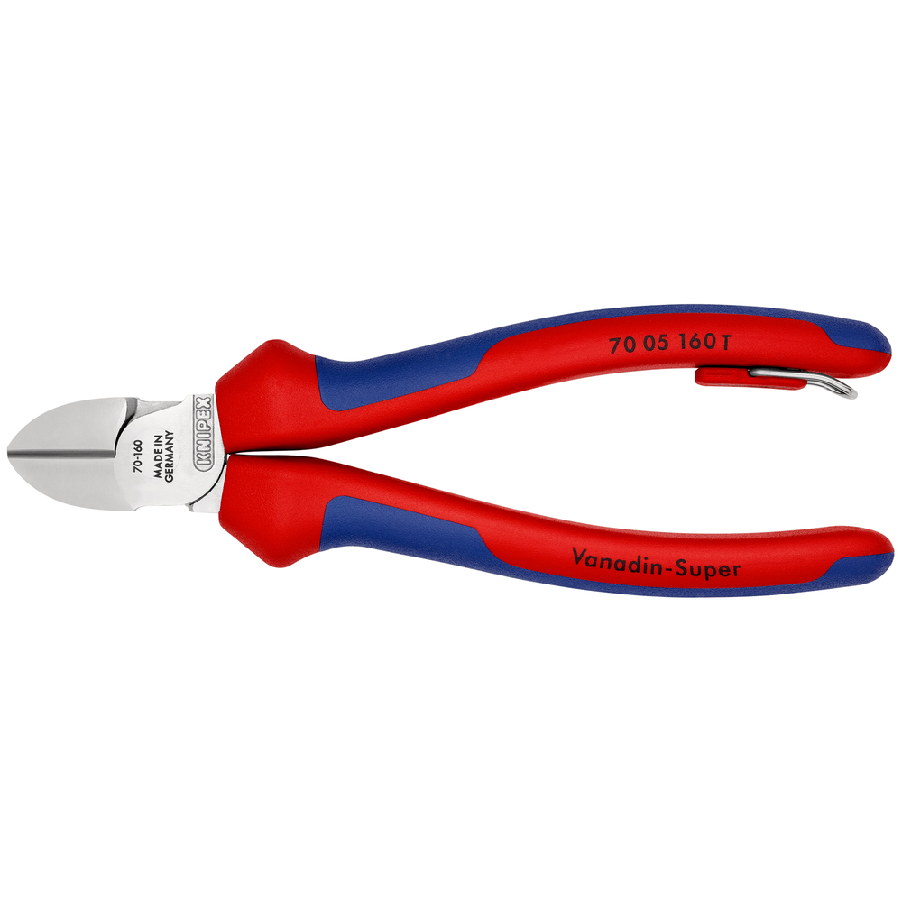 Pince coupte cote 160mm chrome antichute KNIPEX - 70 05 160 T