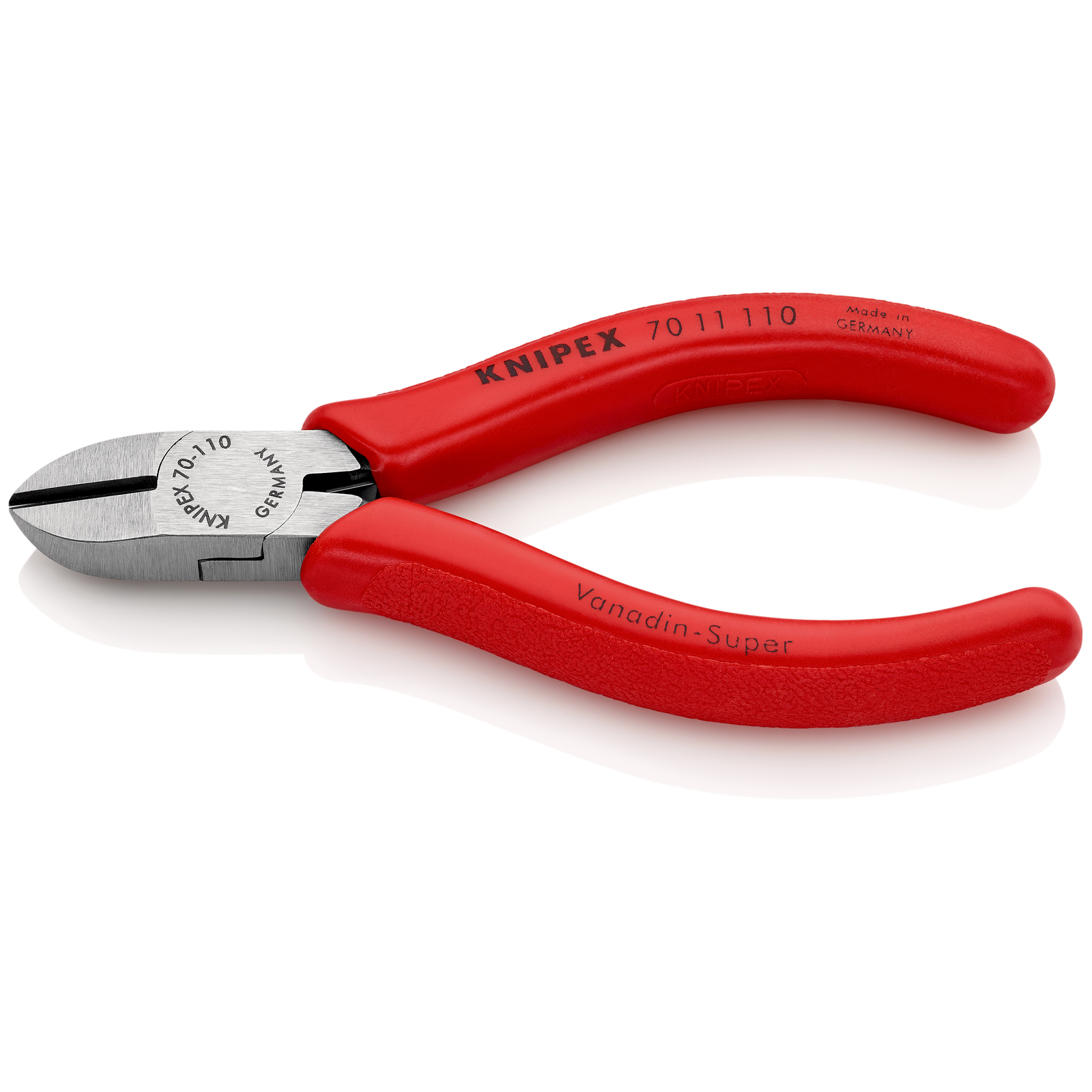 Pince coupante de côté multiusage avec ressort 110mm - Gainage PVC - 62 HRC KNIPEX - 7011110