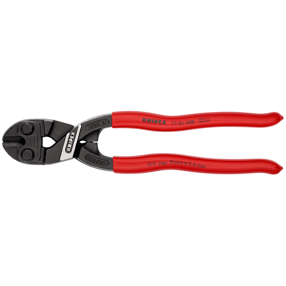 Pince coupe-boulon compact cobolt 200mm - Sur carte - KNIPEX - 71 01 200 SB