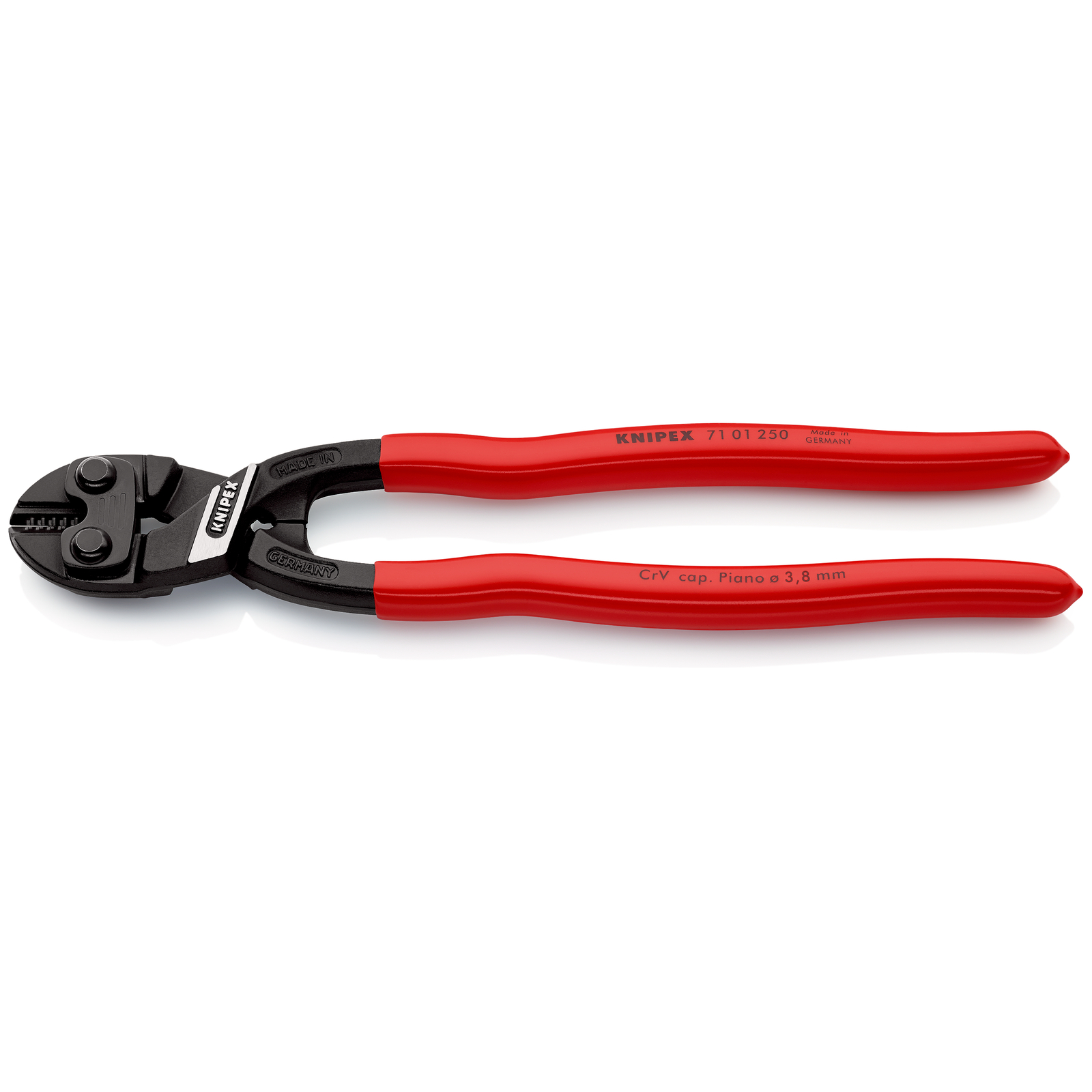 Pince coupe-boulon compact CoBolt XL 250mm - Gainage PVC - 64 HRC KNIPEX - 7101250