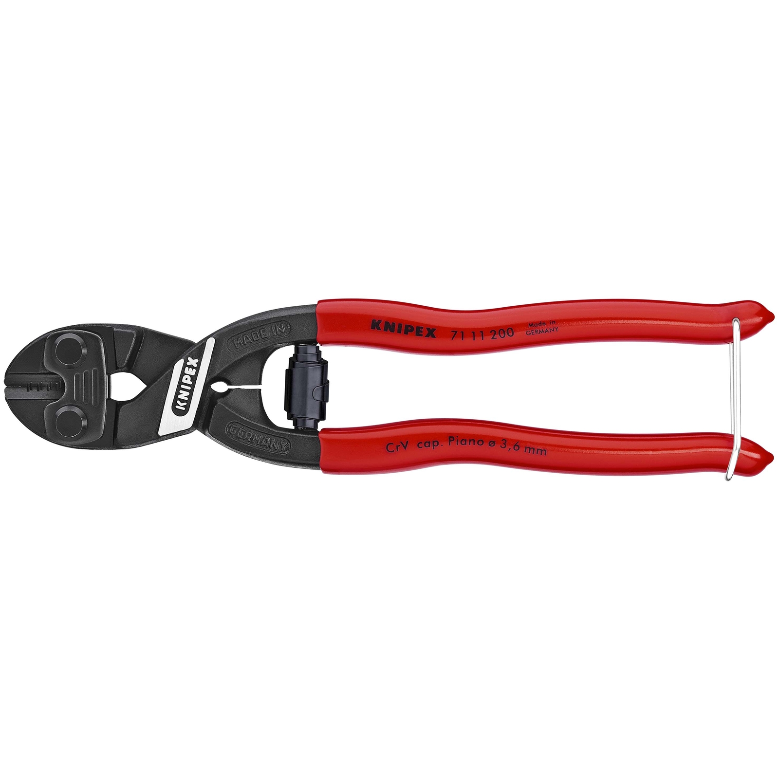 Coupe boulons compact CoBolt 200mm - Gainage PVC - 64 HRC - Jusqu'à Ø 5 2 mm KNIPEX - 7111200S
