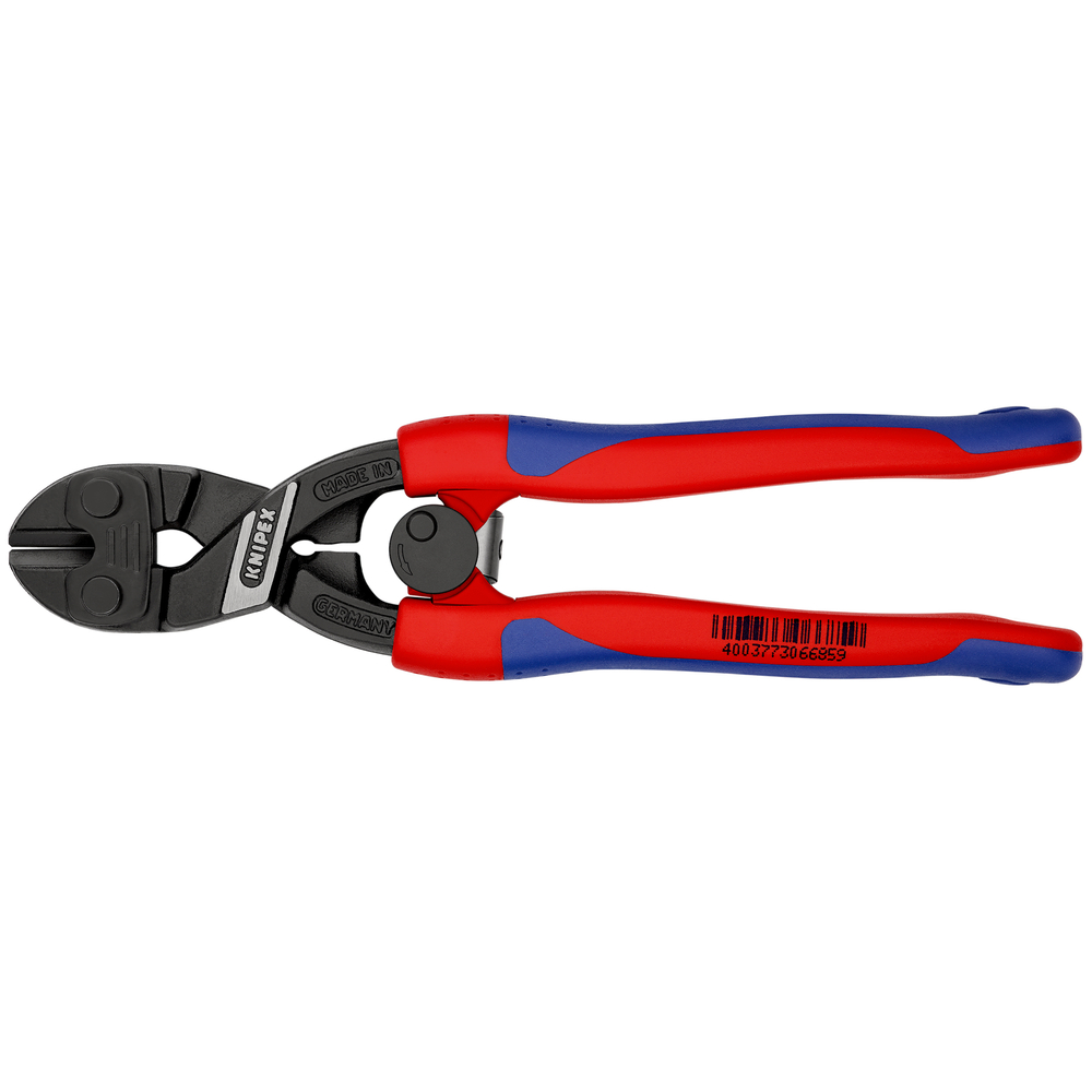 Pince coupe boulon KNIPEX compact cobolt capacité de coupe Ø 5,2 mm sur carte - 71 12 200 SB