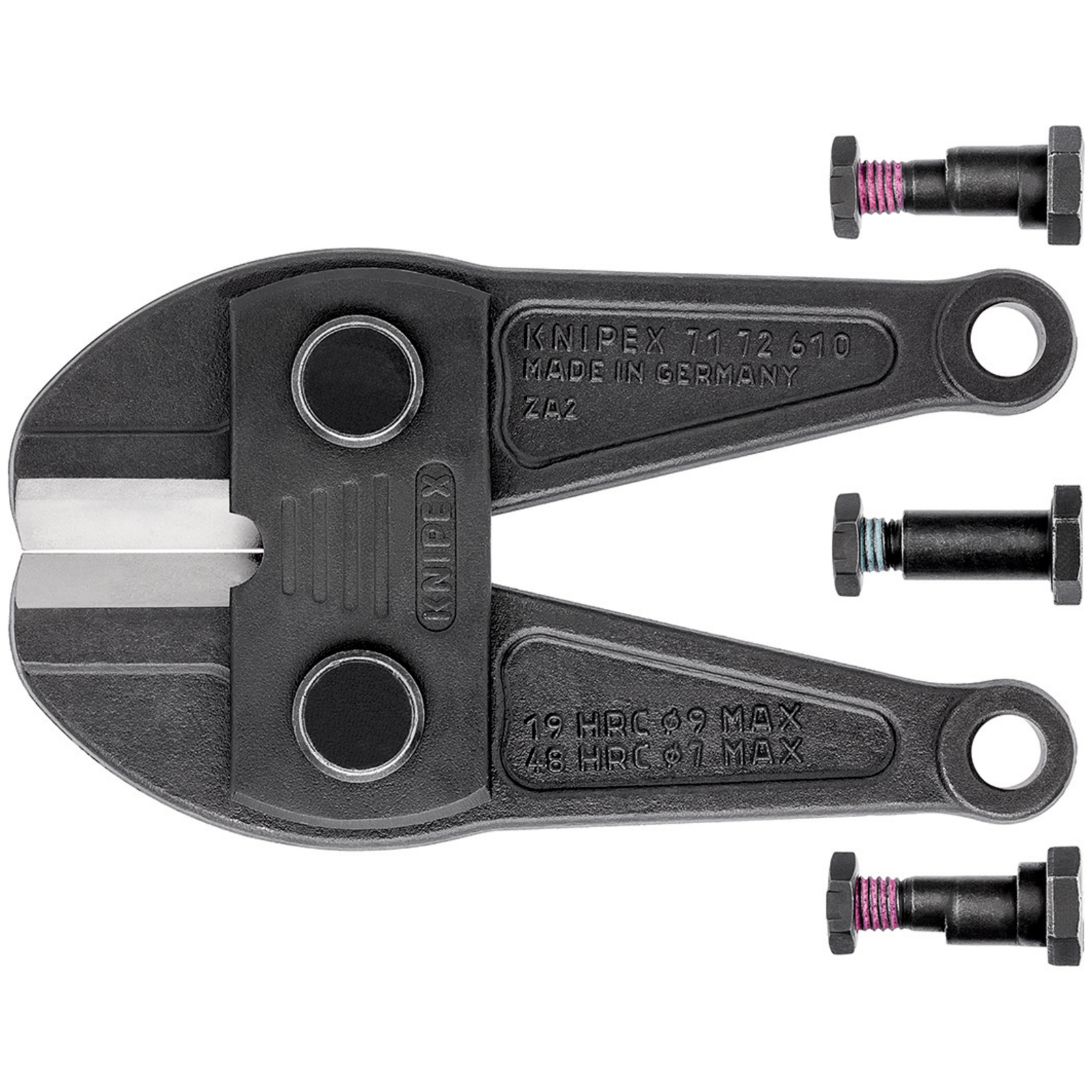 Tête de rechange pour coupe-boulon Haute Performance 610mm 1 paire de mâchoires KNIPEX - 7179610