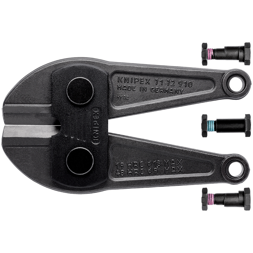 Tête de rechange pour coupe-boulon 71 72 910 - 1 paire de mâchoires KNIPEX - 7179910
