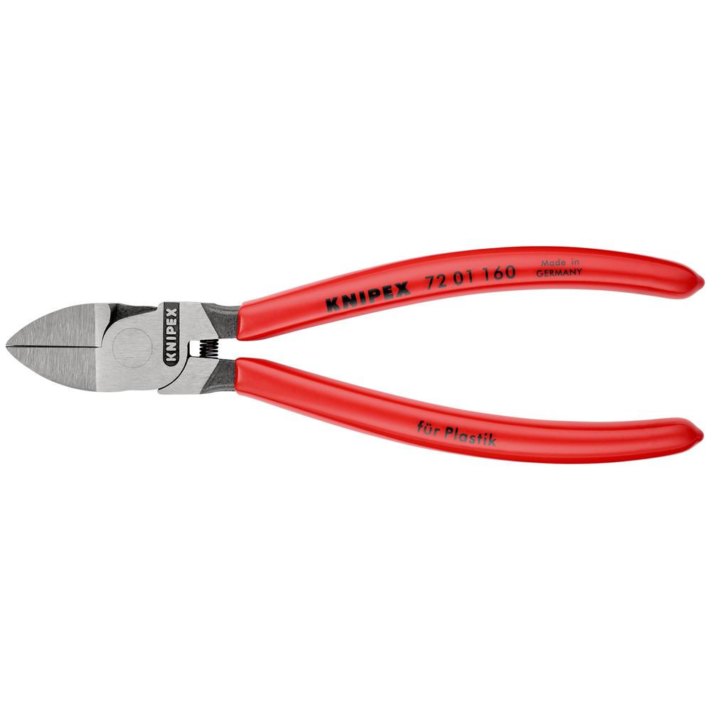 Pince coupante cote pr plastique 160mm KNIPEX - 72 01 160 SB