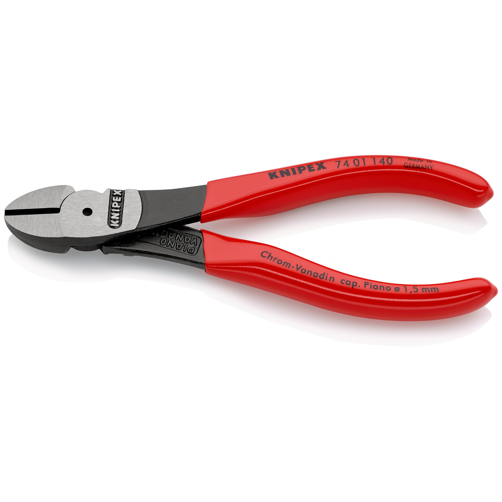 Pince coupante de côté forte démultiplication 140mm - Gainage PVC KNIPEX - 7401140