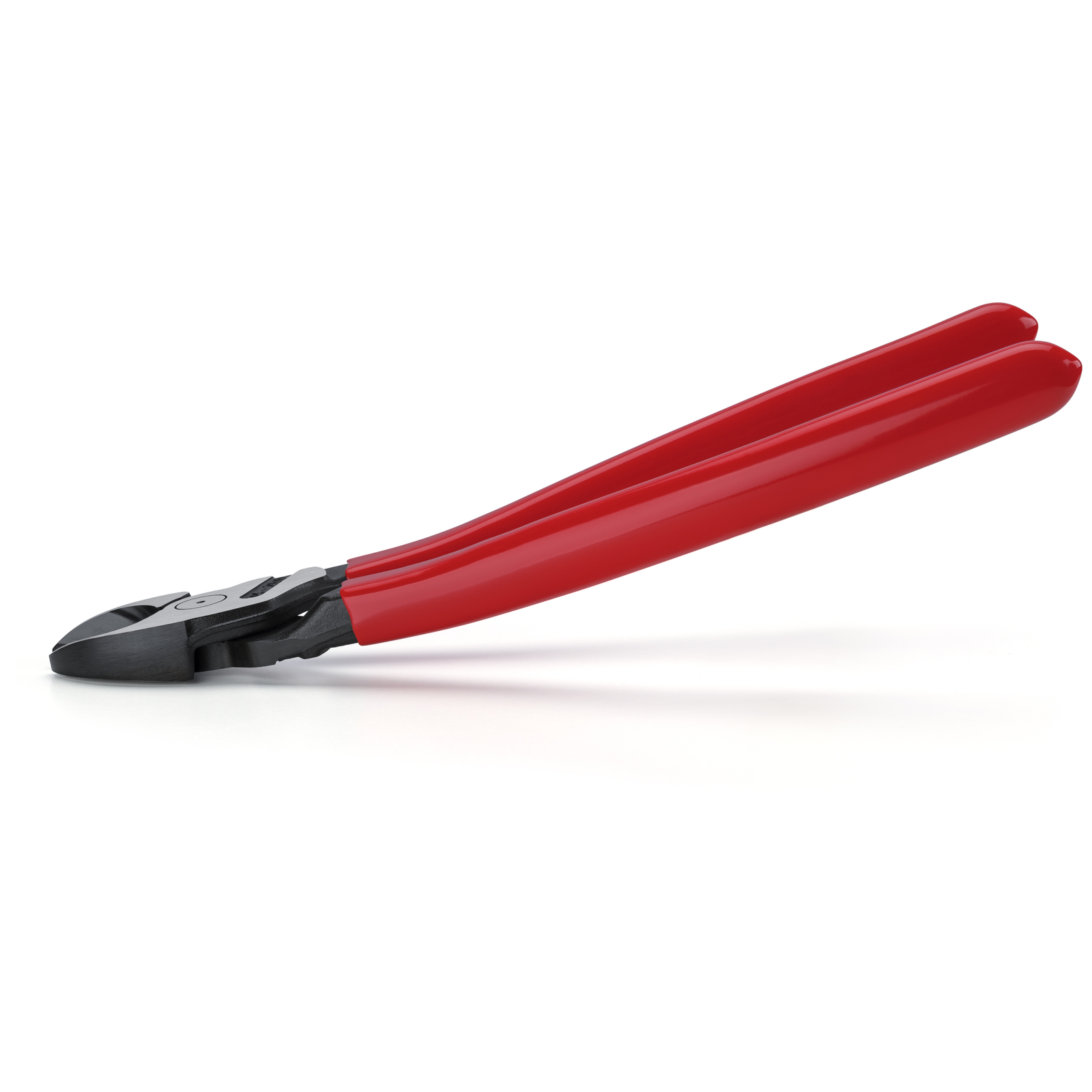 Pince coupante de côté forte démultiplication 200mm coudée à 25° - Gainage PVC KNIPEX - 7421200