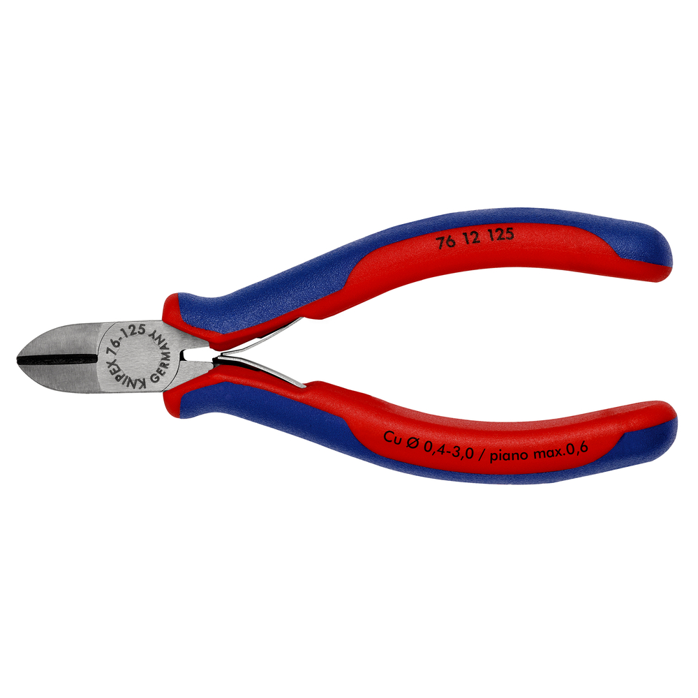 Pince coupante de côté pour électromécanicien - 125 mm - KNIPEX - 76 12 125