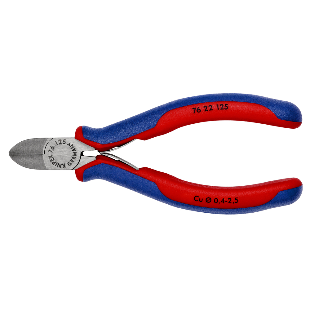 Pince coupante de côté pour électromécanicien - 125 mm - KNIPEX - 76 22 125