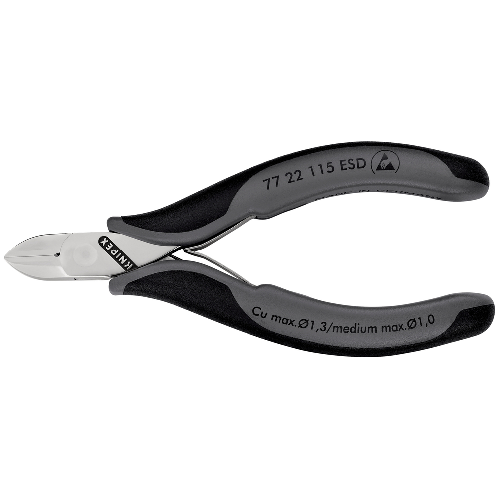 Pince coupante cote electro 115mm esd KNIPEX - 77 22 115 ESD