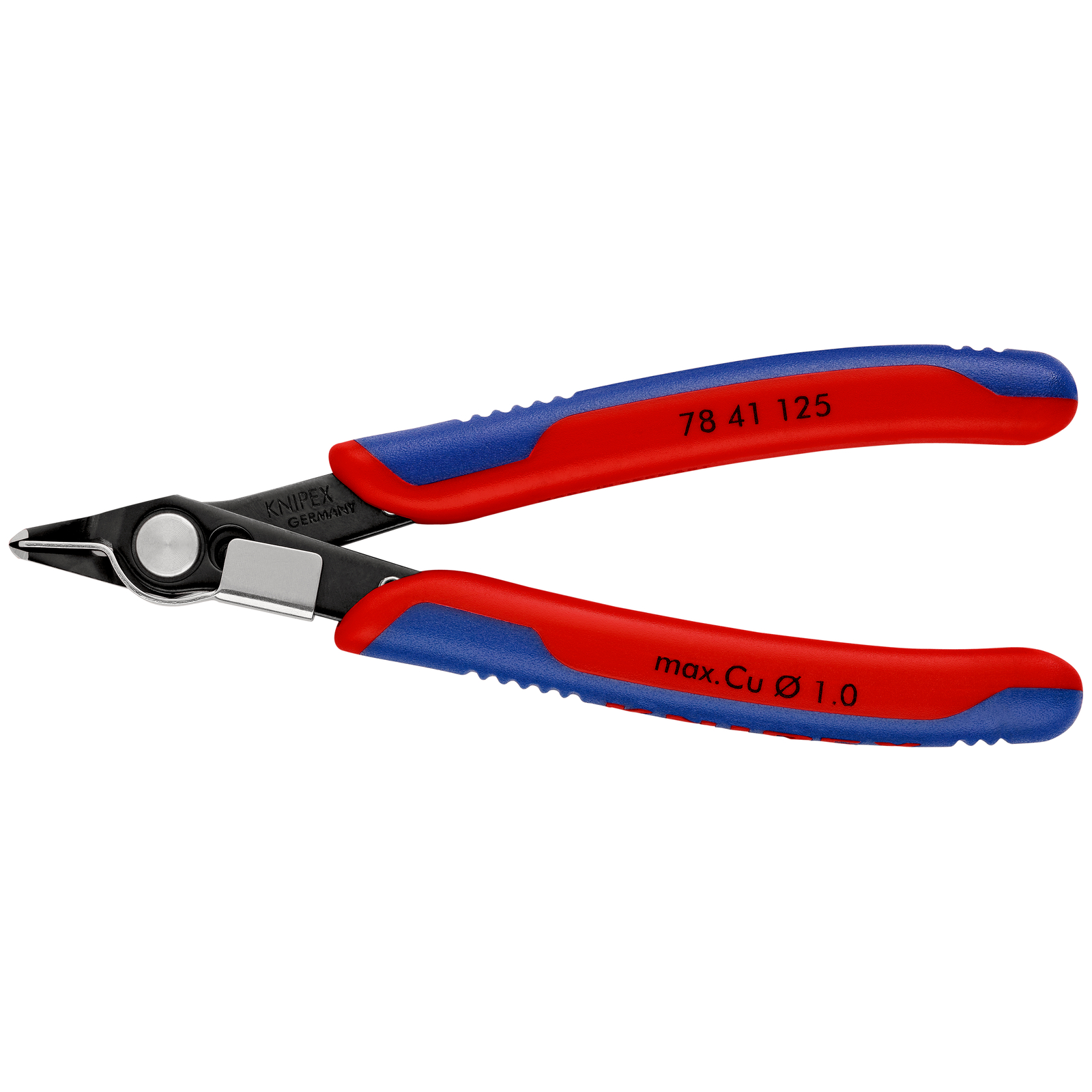 Pince coupante de précision Super Knips 125mm Tête étroite Serre fils Bi-mat. KNIPEX - 7841125