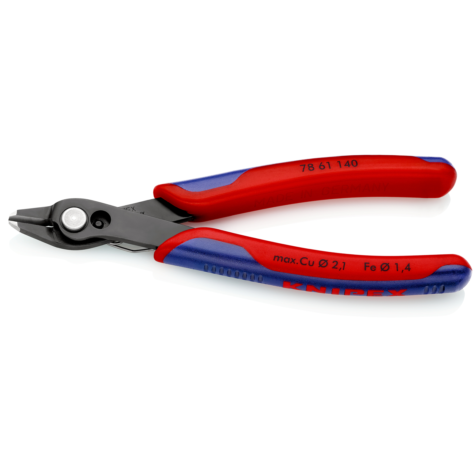 Pince coupante de précision Super Knips XL 140mm Ressort Bi-matière SC KNIPEX - 7861140SB