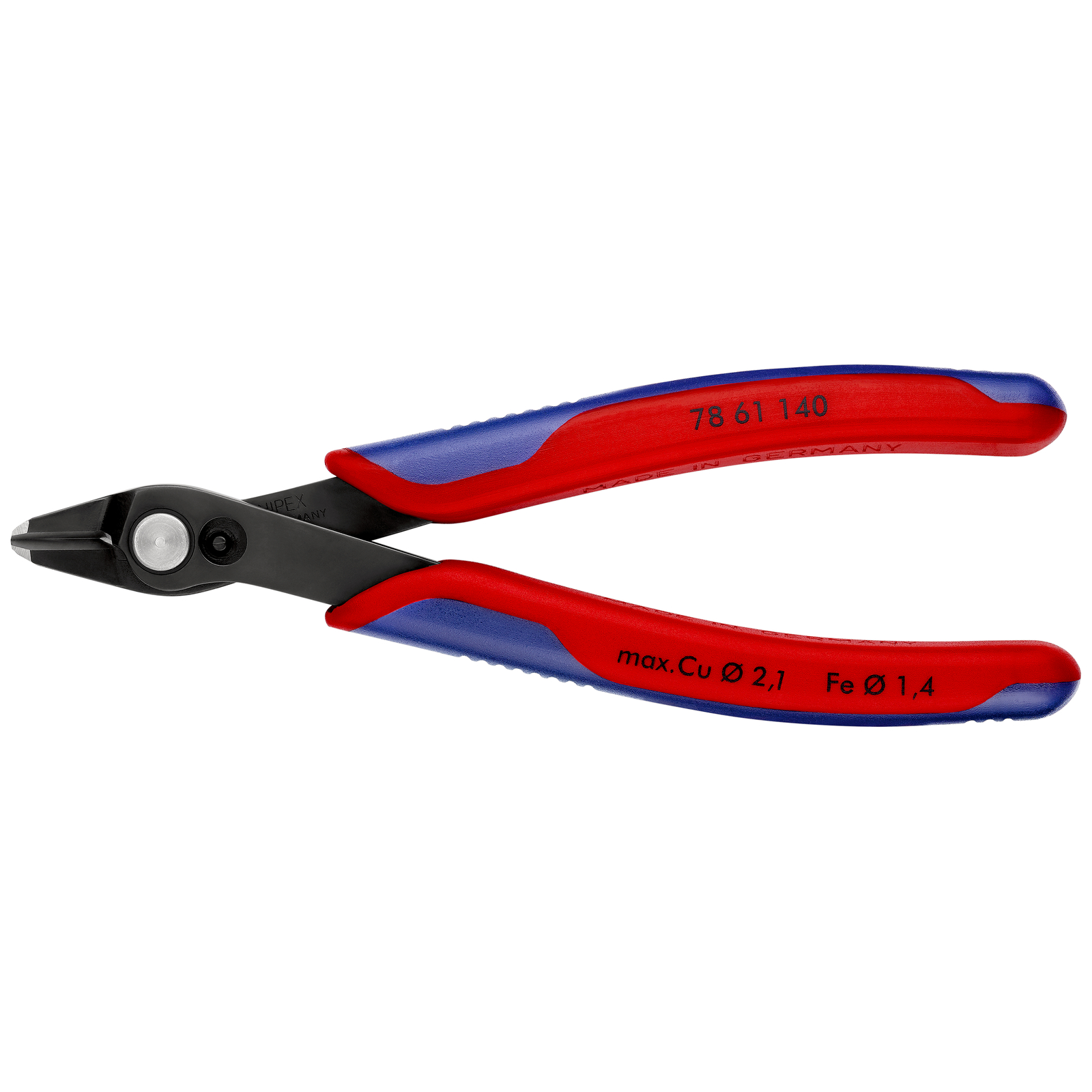 Pince coupante de précision Super Knips XL 140mm - Ressort - Bi-matière KNIPEX - 7861140