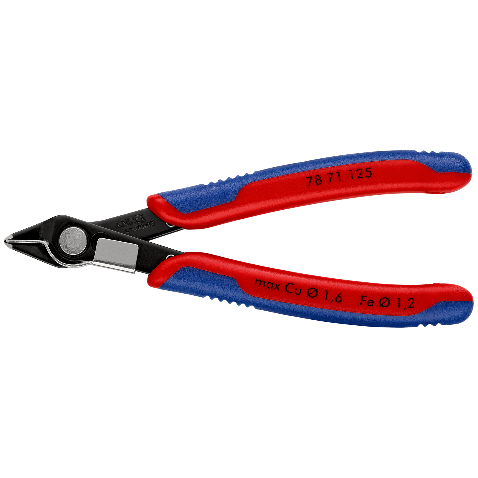 Pince coupante de précision Super Knips 125mm - Ressort - Bi-matière KNIPEX - 7871125