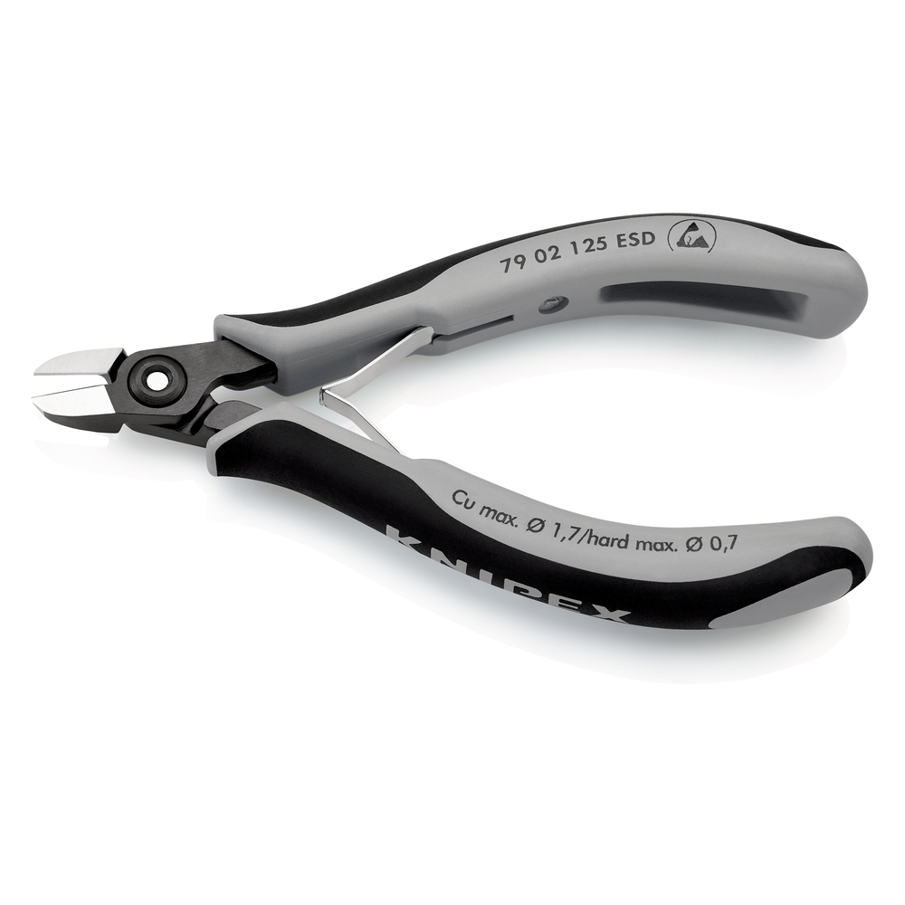 Pince coupante cote electro 125mm esd KNIPEX - 79 02 125 ESDSB