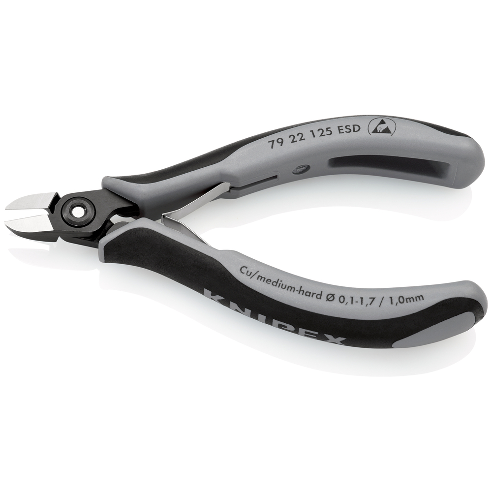Pince coupante cote electro 125mm esd KNIPEX - 79 22 125 ESD