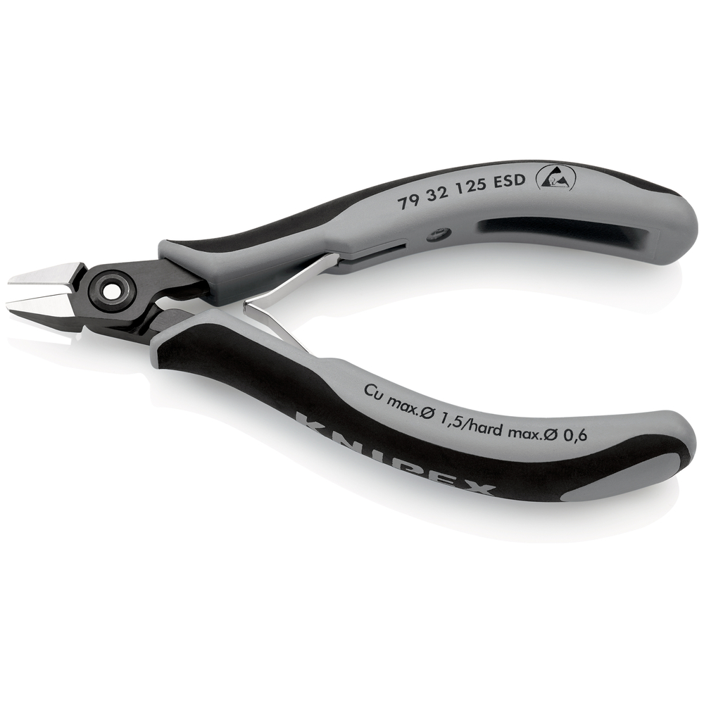 Pince coupante cote electro 125mm esd KNIPEX - 79 32 125 ESD