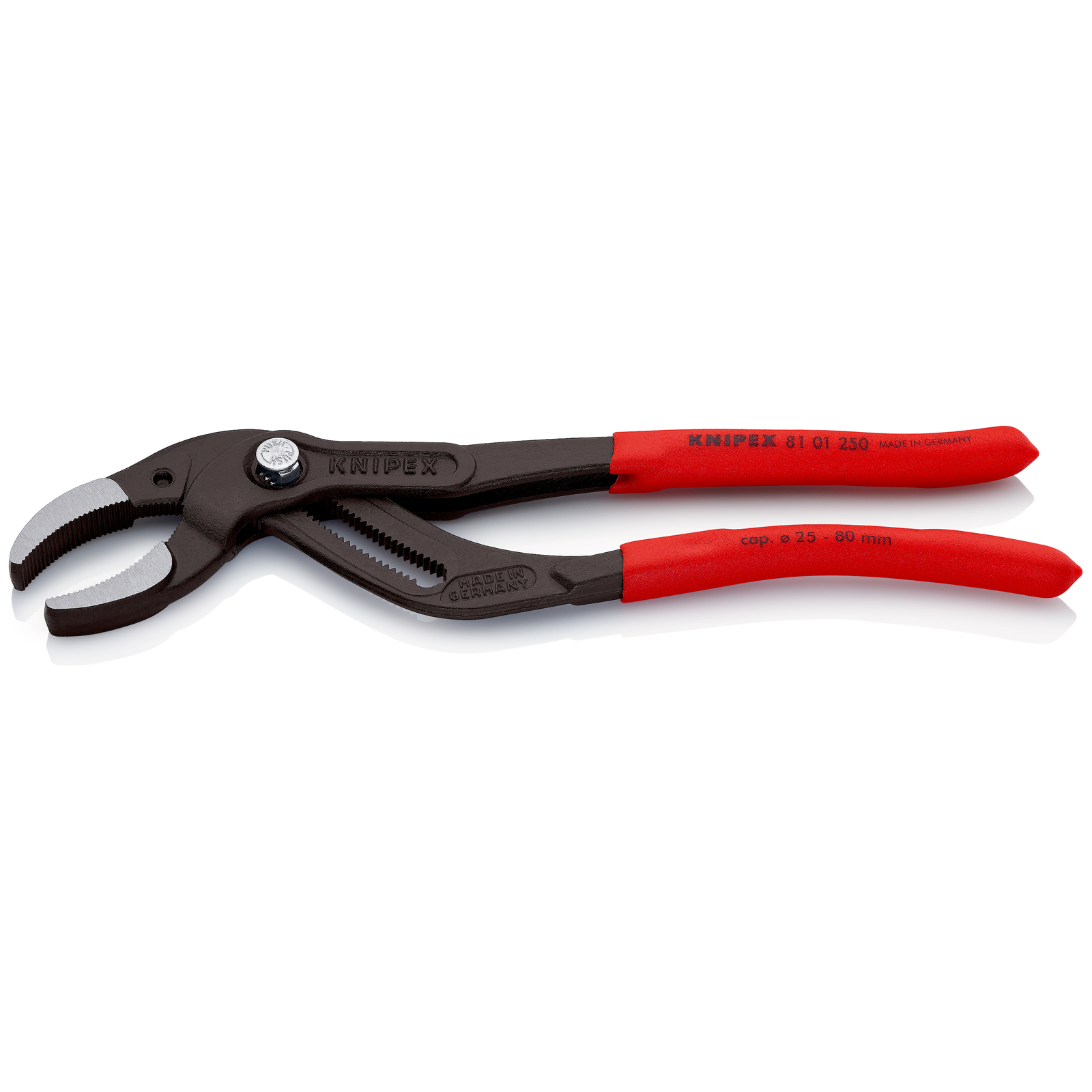 Pince pour siphons et connecteurs 250mm - Gainage PVC - SC KNIPEX - 8101250SB